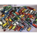 Collection of die-cast vehicles, mostly Dinky, Corgi, Lesney, Lledo and Matchbox, to include Dinky