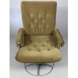 Mid Century retro swivel chair