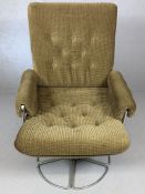 Mid Century retro swivel chair