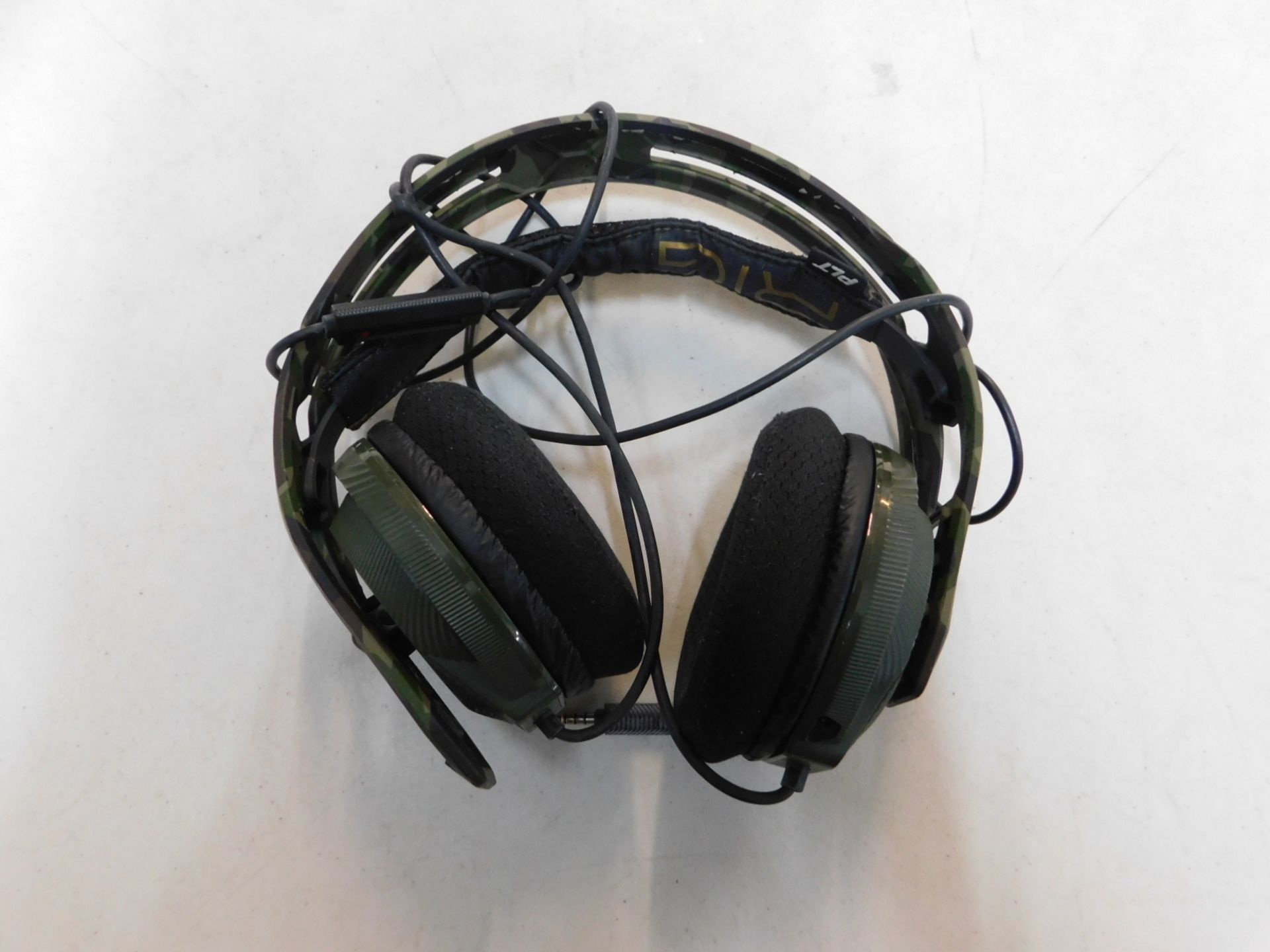 1 PLANTRONICS RIG 400 HEADPHONES FOREST CAMO RRP Â£64.99