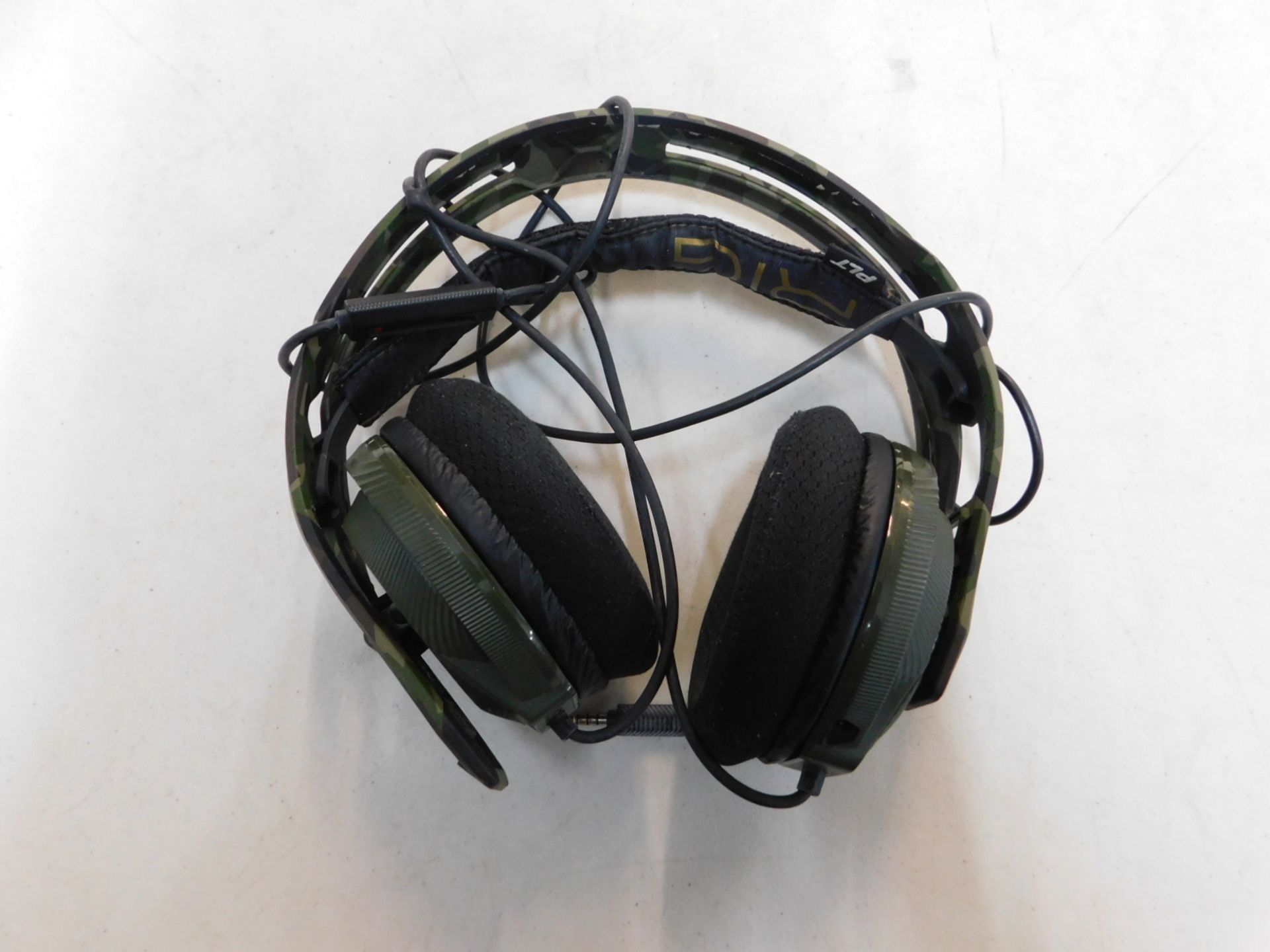 1 PLANTRONICS RIG 400 HEADPHONES FOREST CAMO RRP Â£64.99