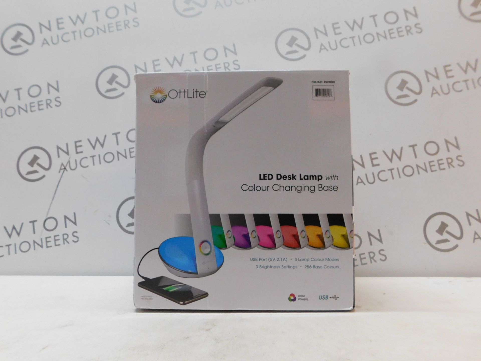 1 BOXED OTTLITE LED DESK LAMP WITH COLOUR CHANGING BASE RRP Â£49.99