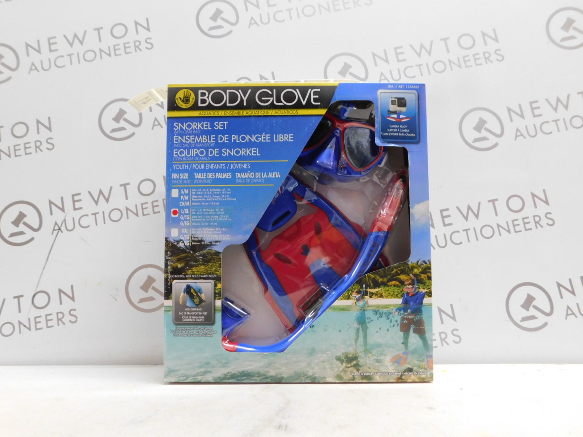 1 BRAND NEW BOXED BODY GLOVE SNORKEL SET RRP Â£49