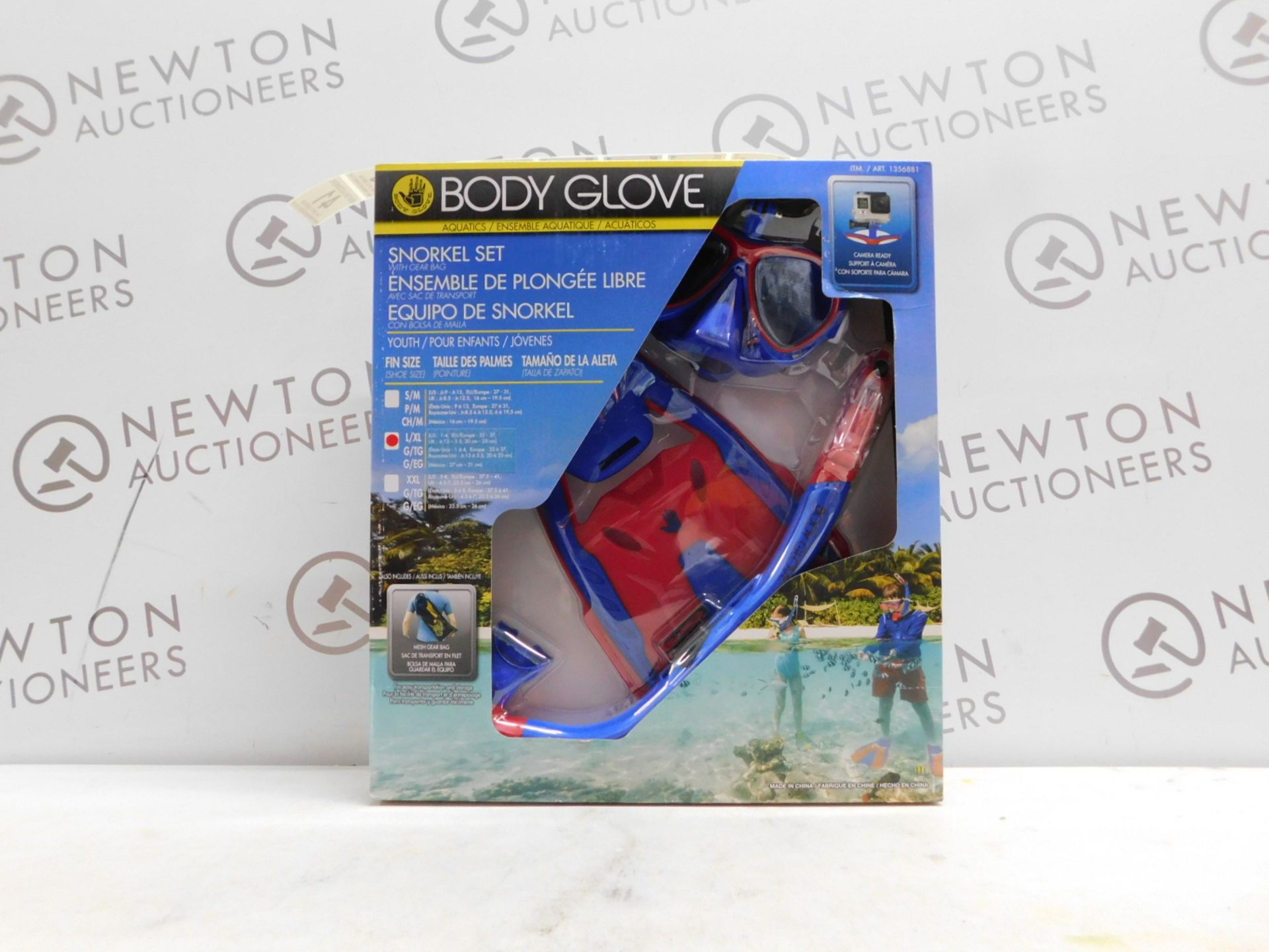 1 BRAND NEW BOXED BODY GLOVE SNORKEL SET RRP Â£49