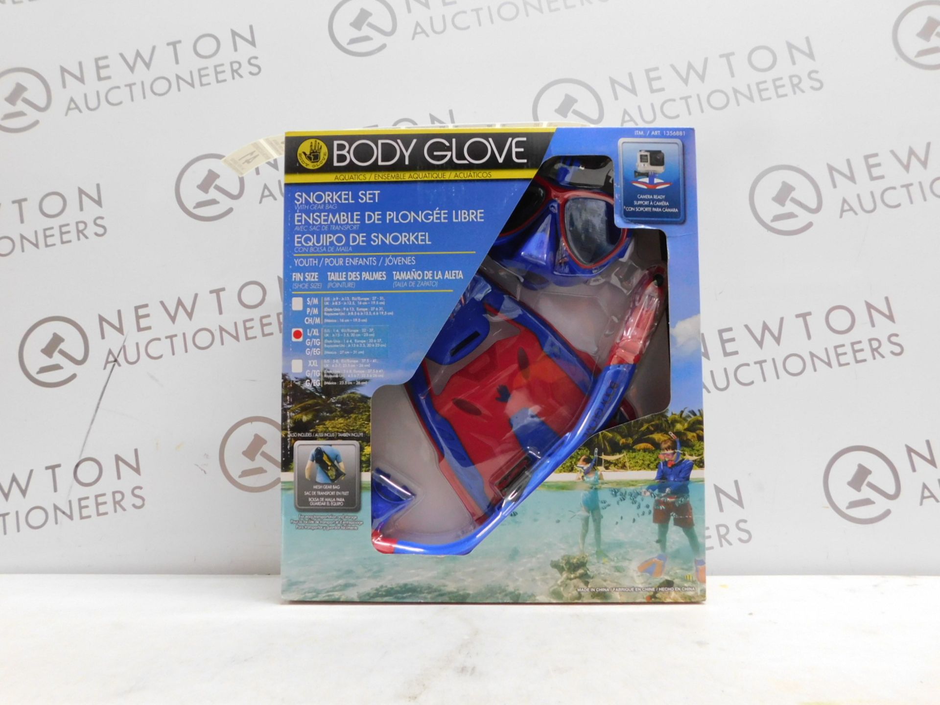 1 BRAND NEW BOXED BODY GLOVE SNORKEL SET RRP Â£49