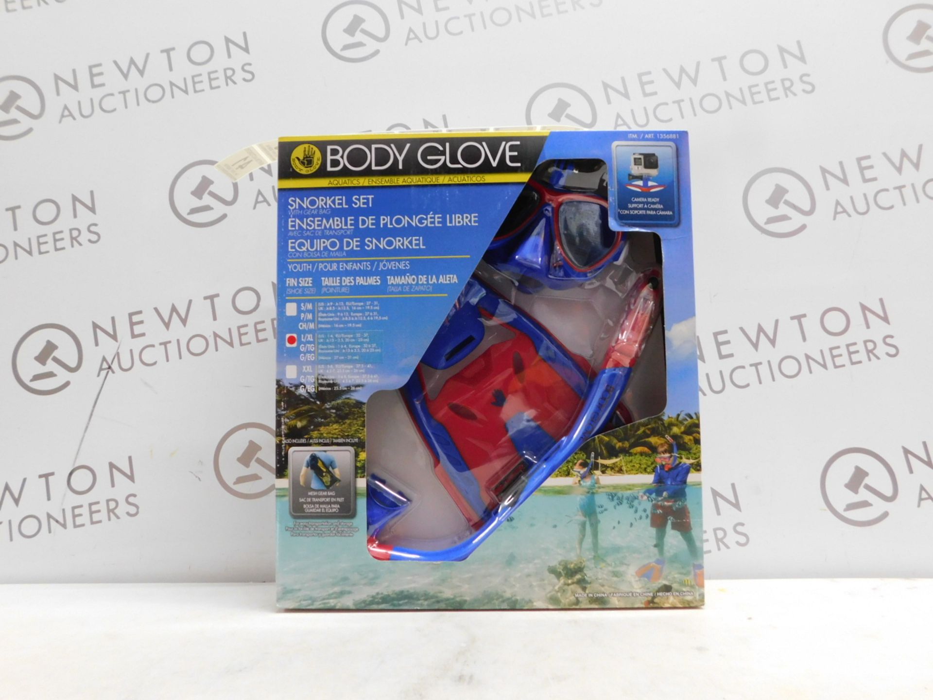 1 BRAND NEW BOXED BODY GLOVE SNORKEL SET RRP Â£49