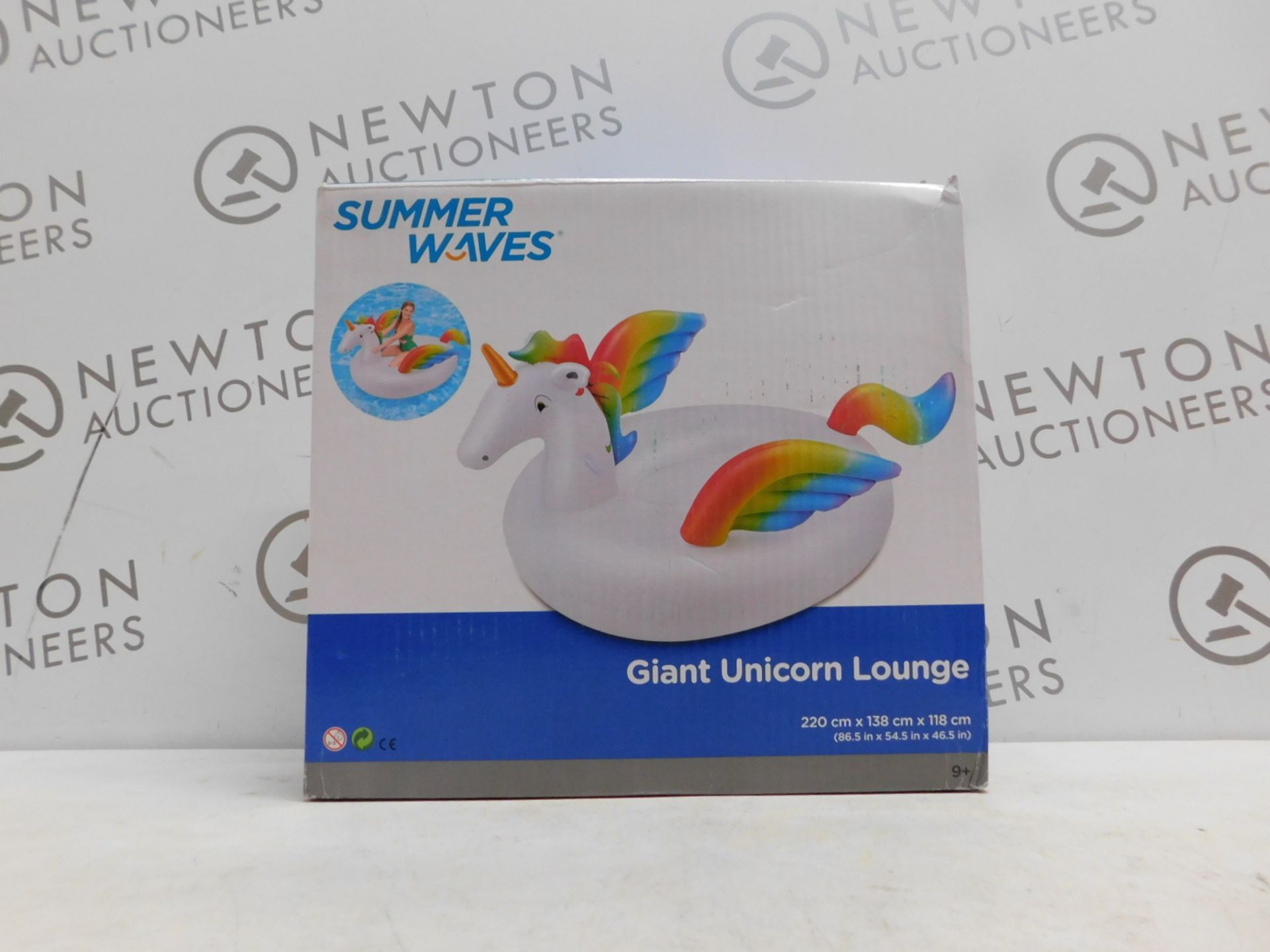 1 BOXED POLYGROUP SUMMER WAVES GIANT UNICORN LOUNGE RRP Â£29.99