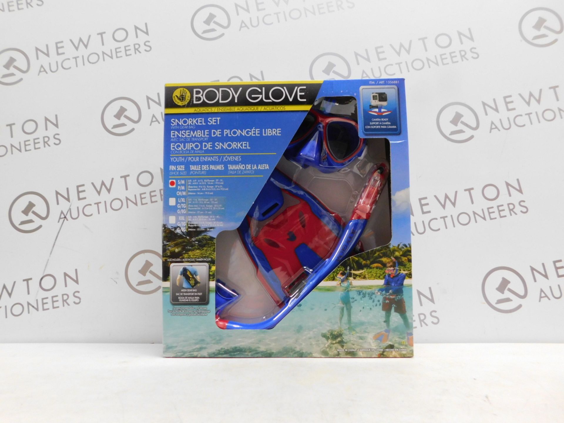 1 BRAND NEW BOXED BODY GLOVE SNORKEL SET RRP Â£49