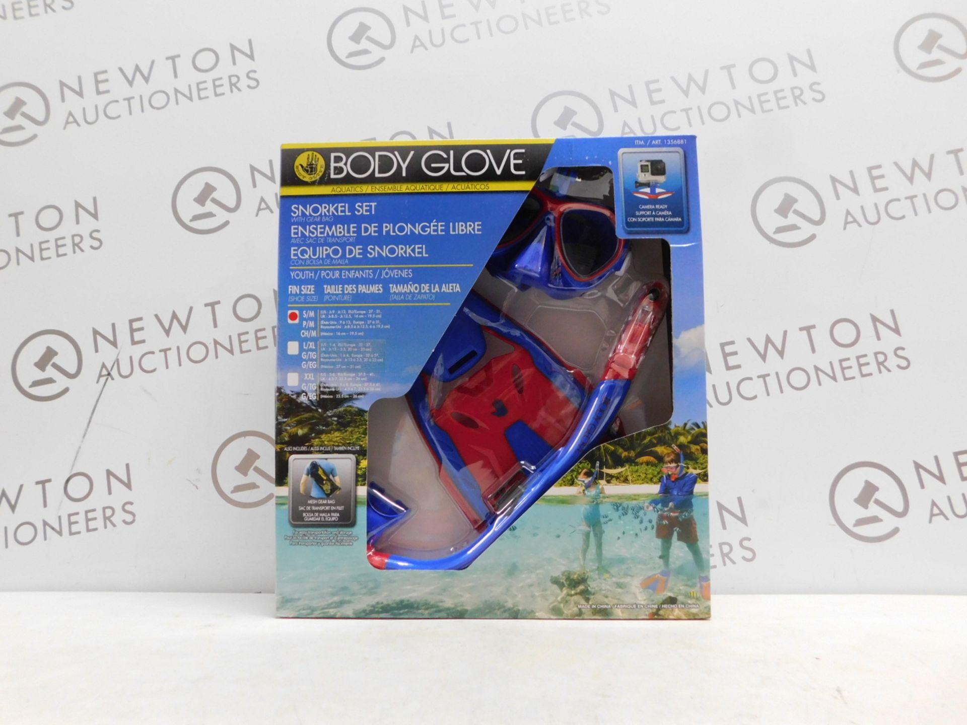 1 BRAND NEW BOXED BODY GLOVE SNORKEL SET RRP Â£49