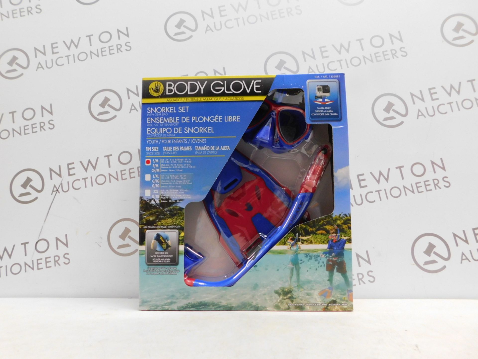 1 BRAND NEW BOXED BODY GLOVE SNORKEL SET RRP Â£49