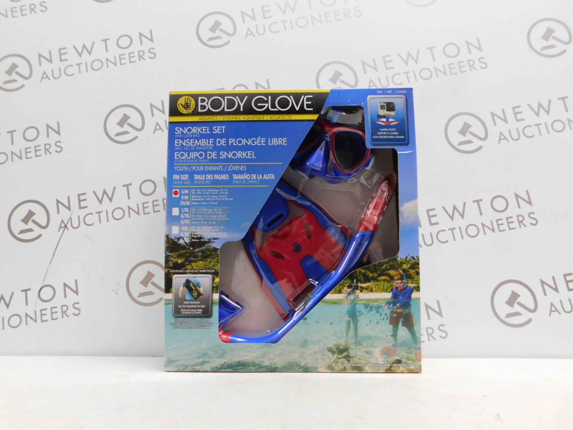 1 BRAND NEW BOXED BODY GLOVE SNORKEL SET RRP Â£49