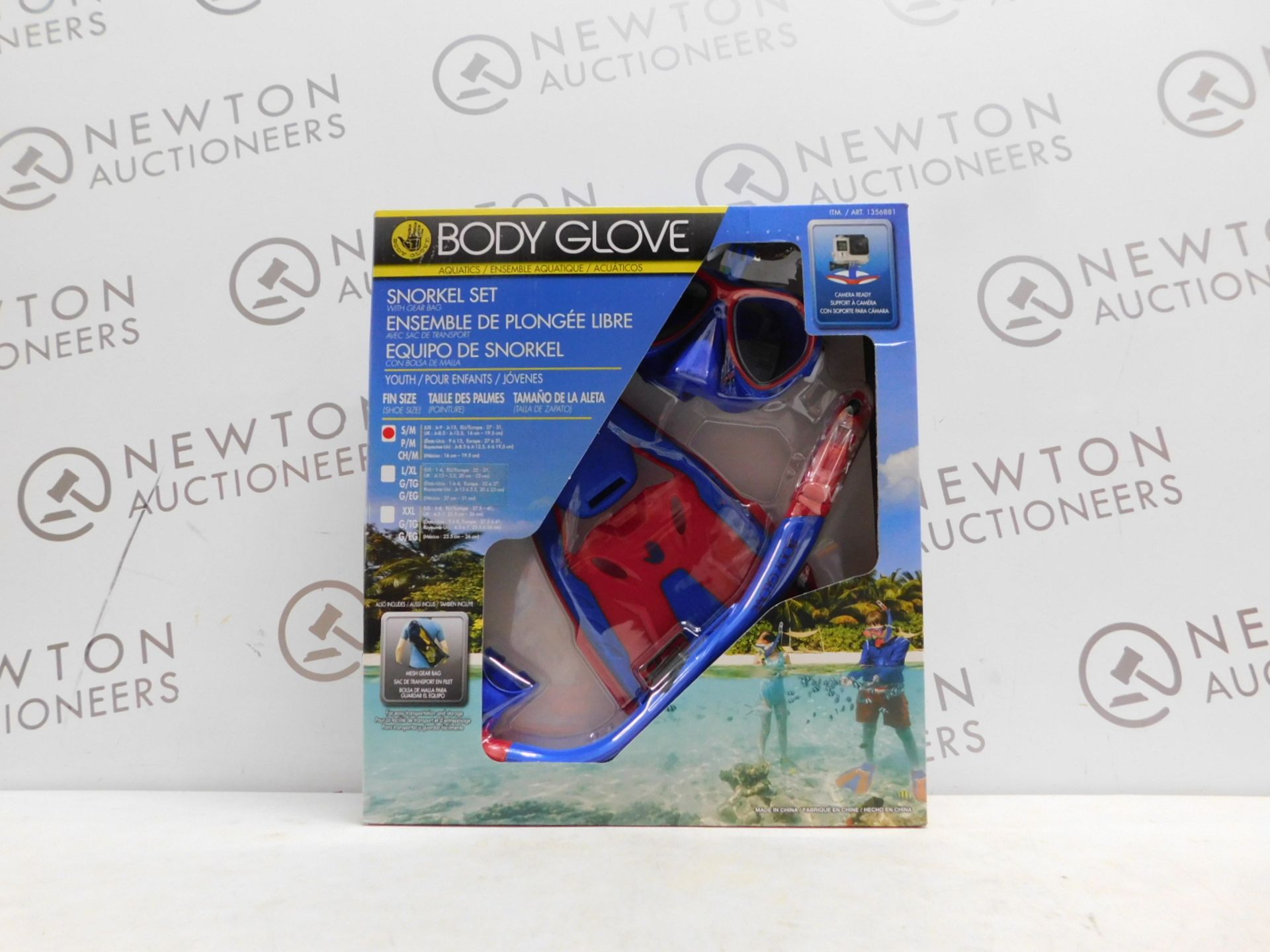 1 BRAND NEW BOXED BODY GLOVE SNORKEL SET RRP Â£49