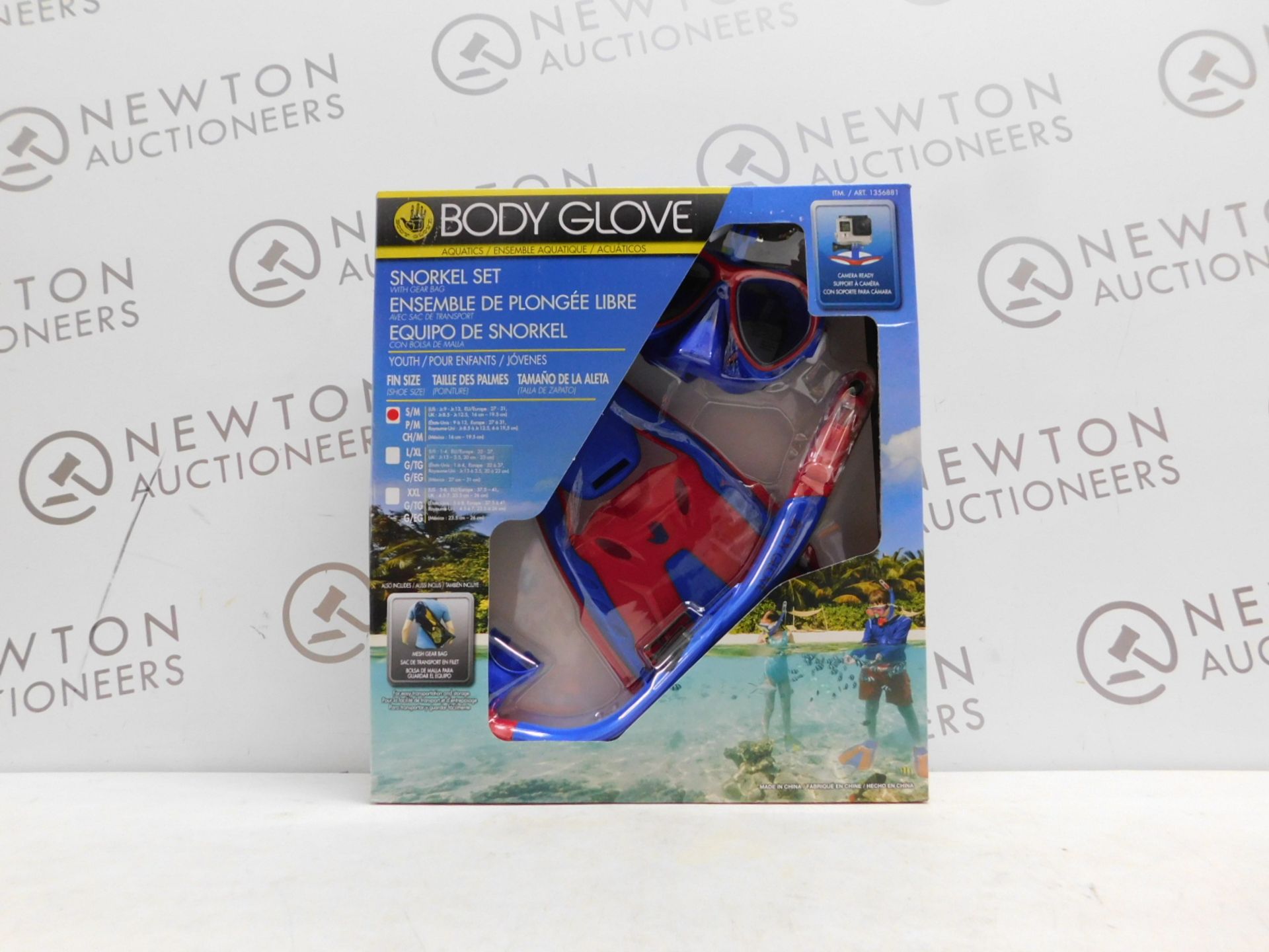 1 BRAND NEW BOXED BODY GLOVE SNORKEL SET RRP Â£49