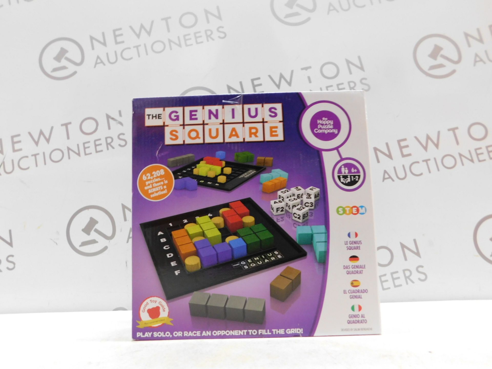 1 BOXED THE GENIUS SQUARE BOARD GAME RRP Â£29.99
