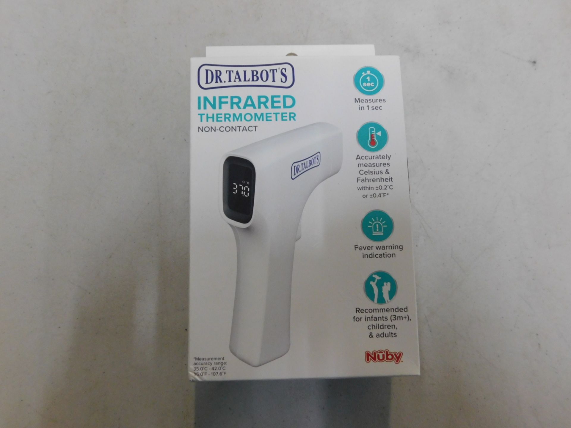 1 BOXED DR TALBOTS INFRARED THERMOMETER NON-CONTACT RRP Ã‚Â£79.99