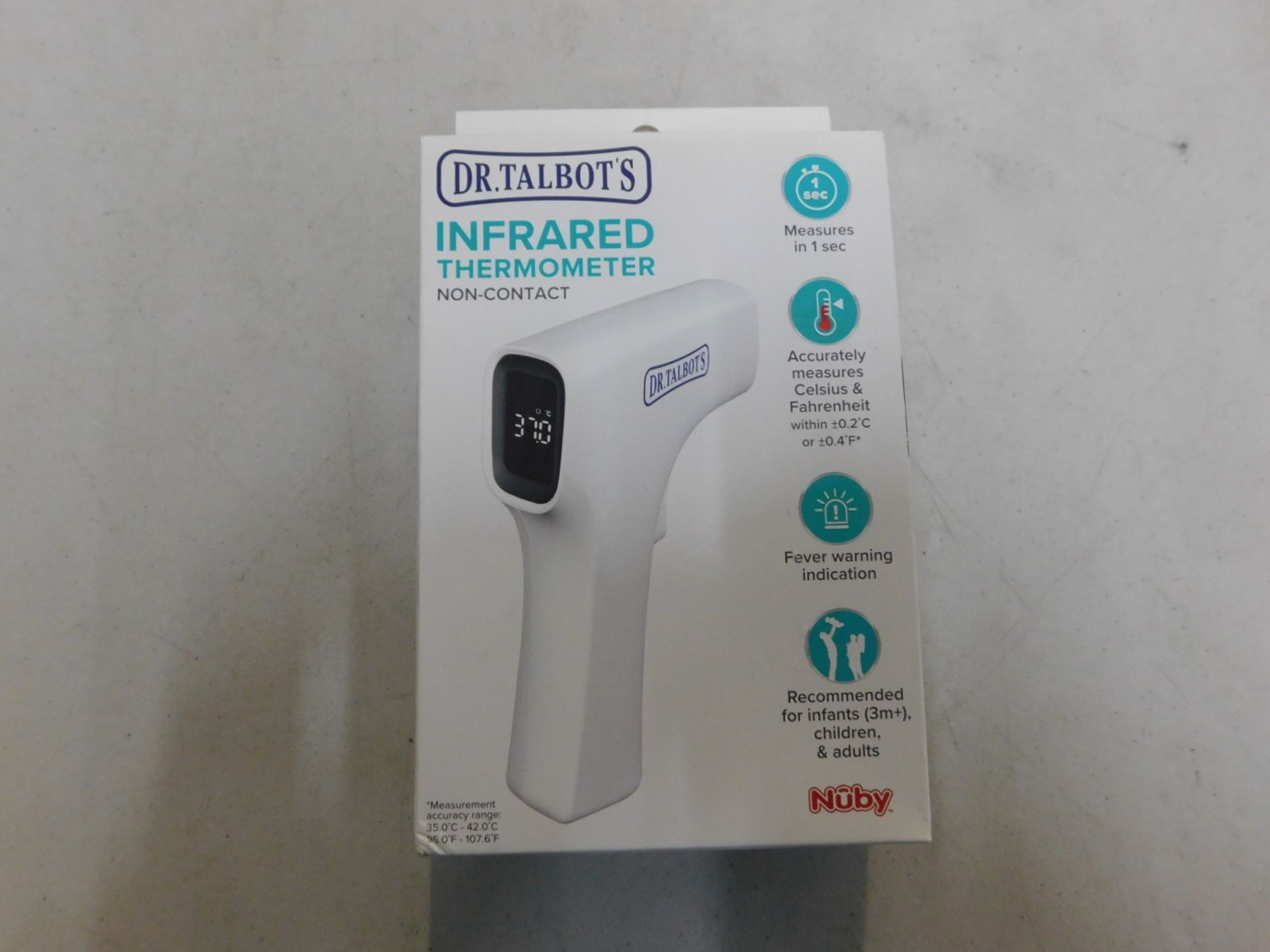 1 BOXED DR TALBOTS INFRARED THERMOMETER NON-CONTACT RRP Ã‚Â£79.99