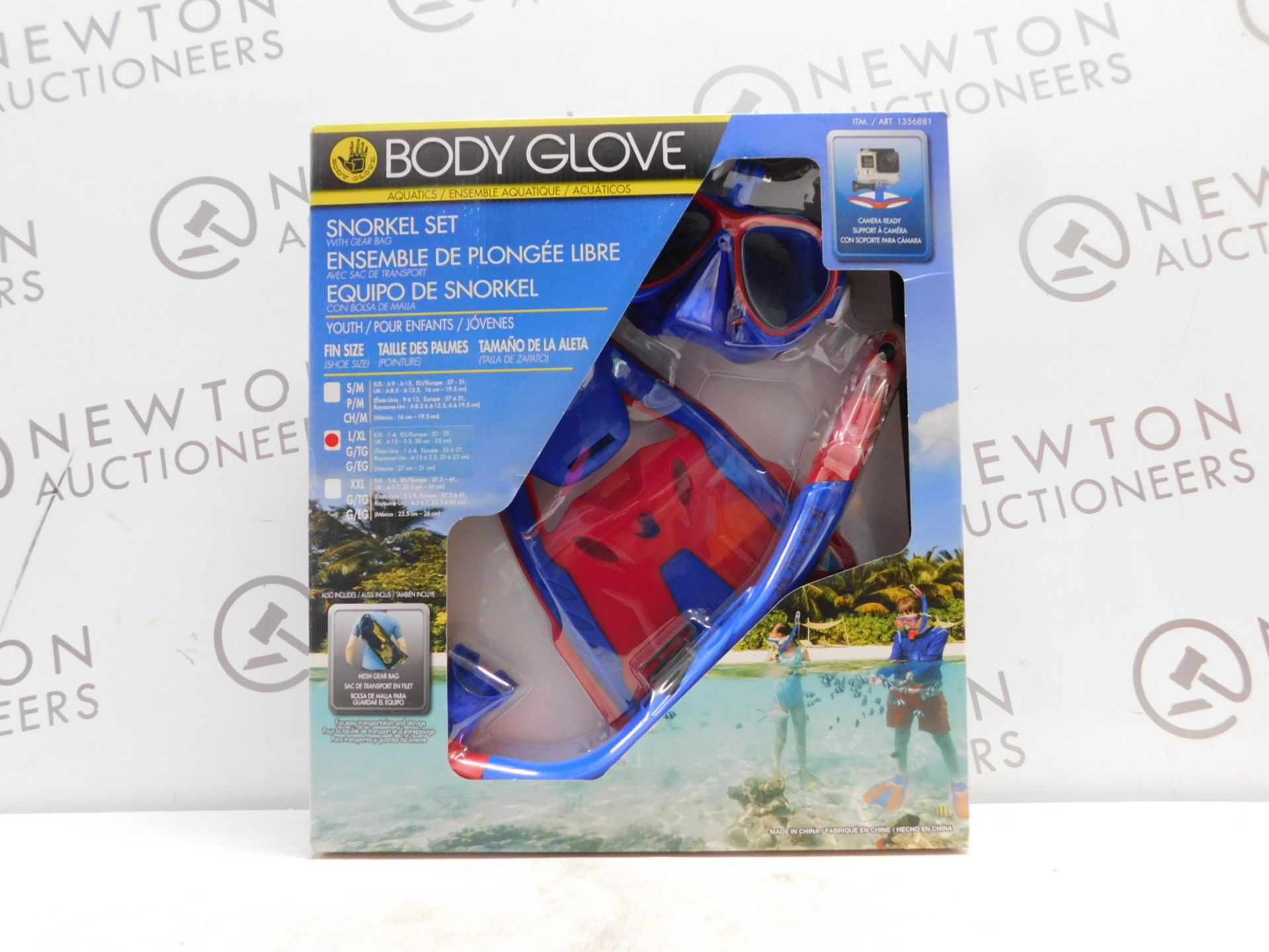 1 BRAND NEW BOXED BODY GLOVE SNORKEL SET RRP Â£49