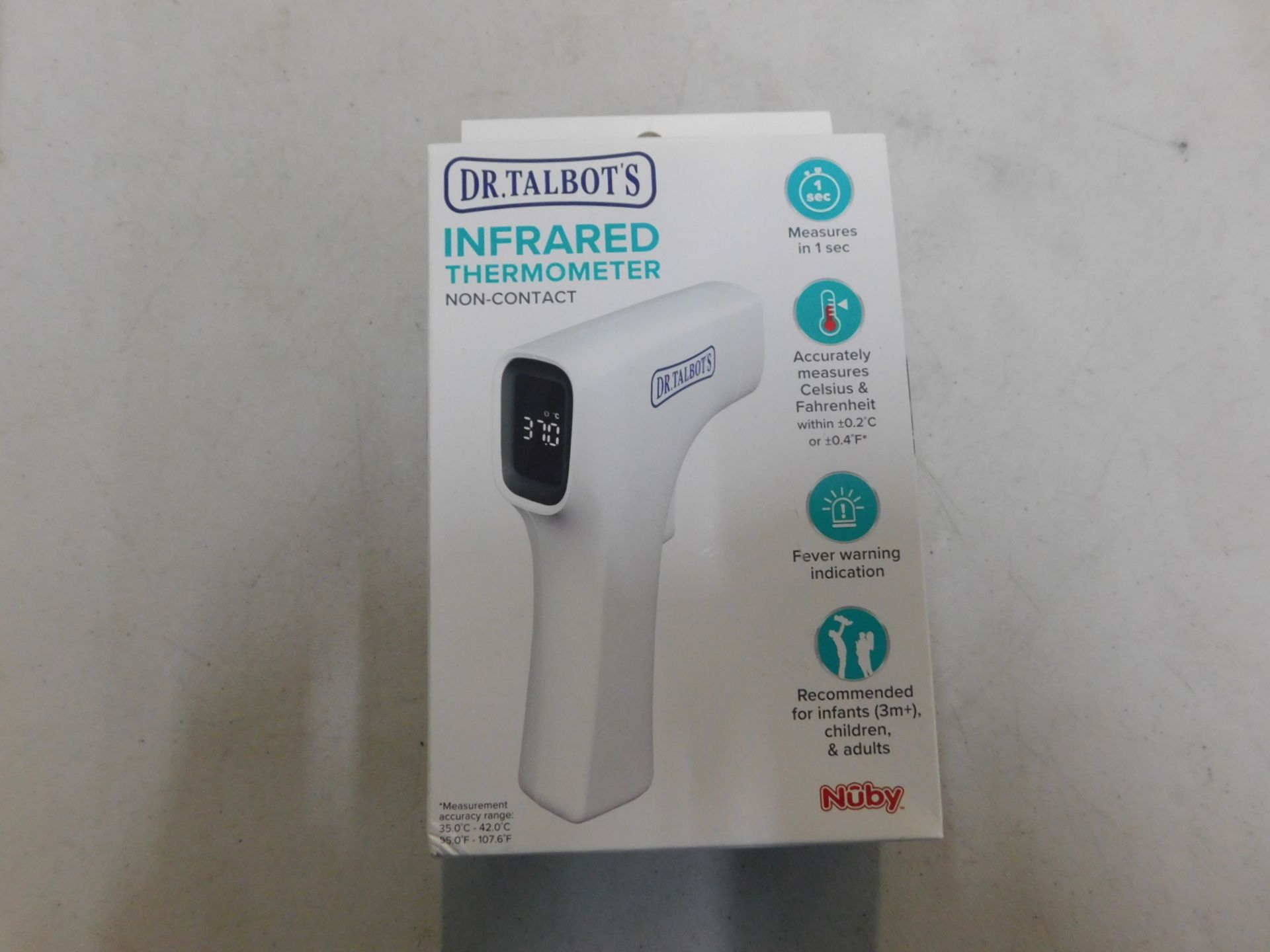 1 BOXED DR TALBOTS INFRARED THERMOMETER NON-CONTACT RRP Ã‚Â£79.99