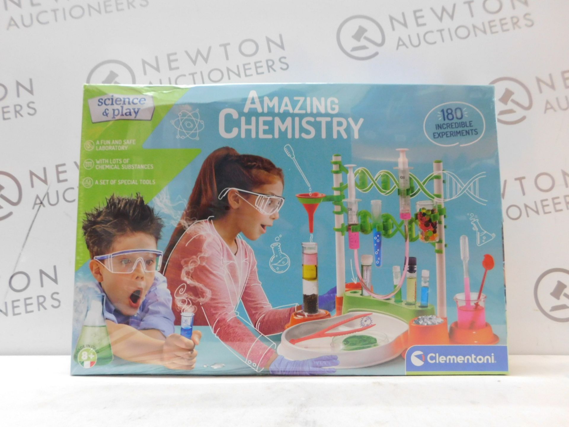 1 BOXED CLEMENTONI PLAY-AMAZING CHEMISTRY-SCIENCE LABORATORY AND EXPERIMENT KIT RRP Â£39.99