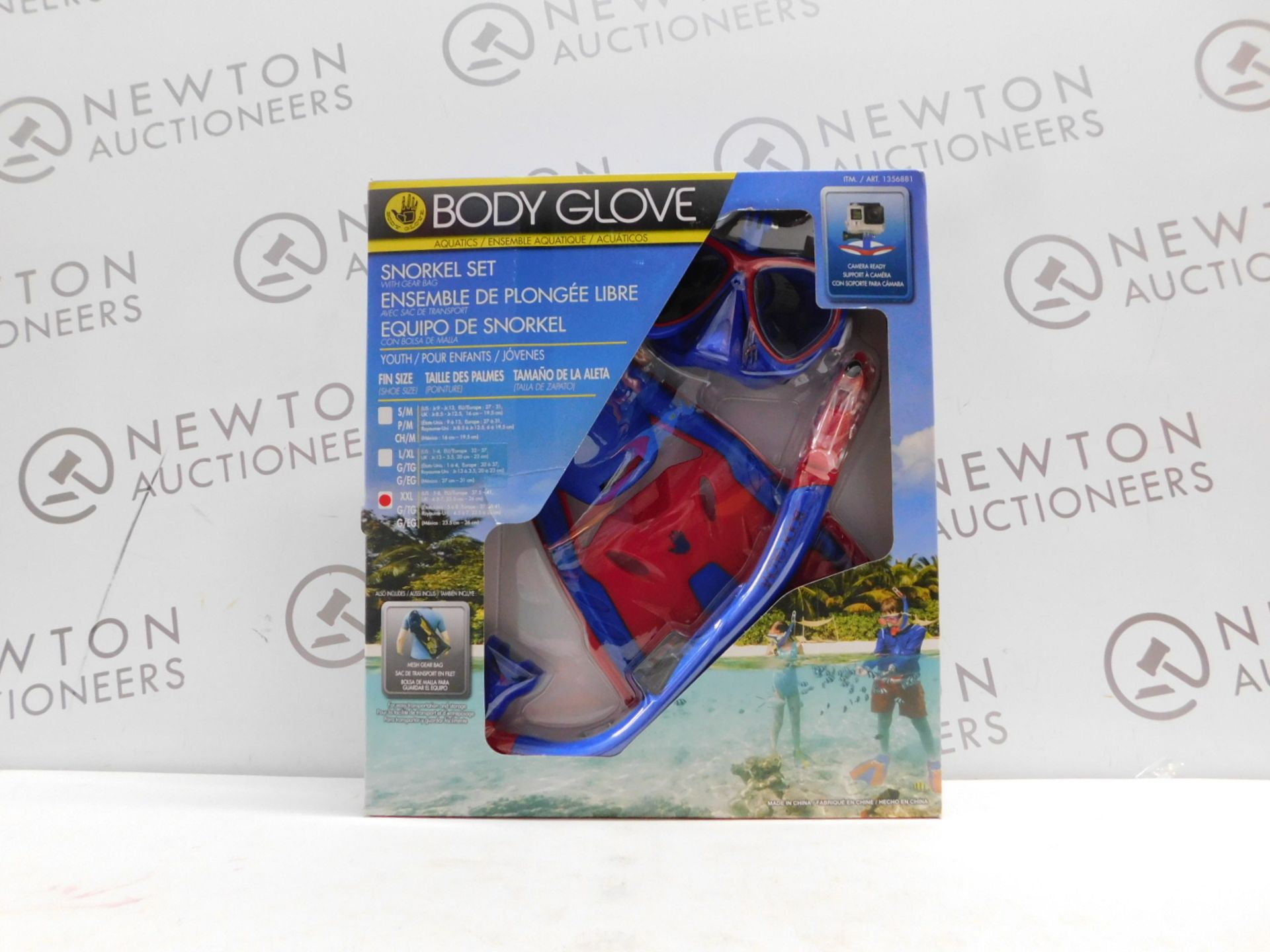 1 BRAND NEW BOXED BODY GLOVE SNORKEL SET RRP Â£49