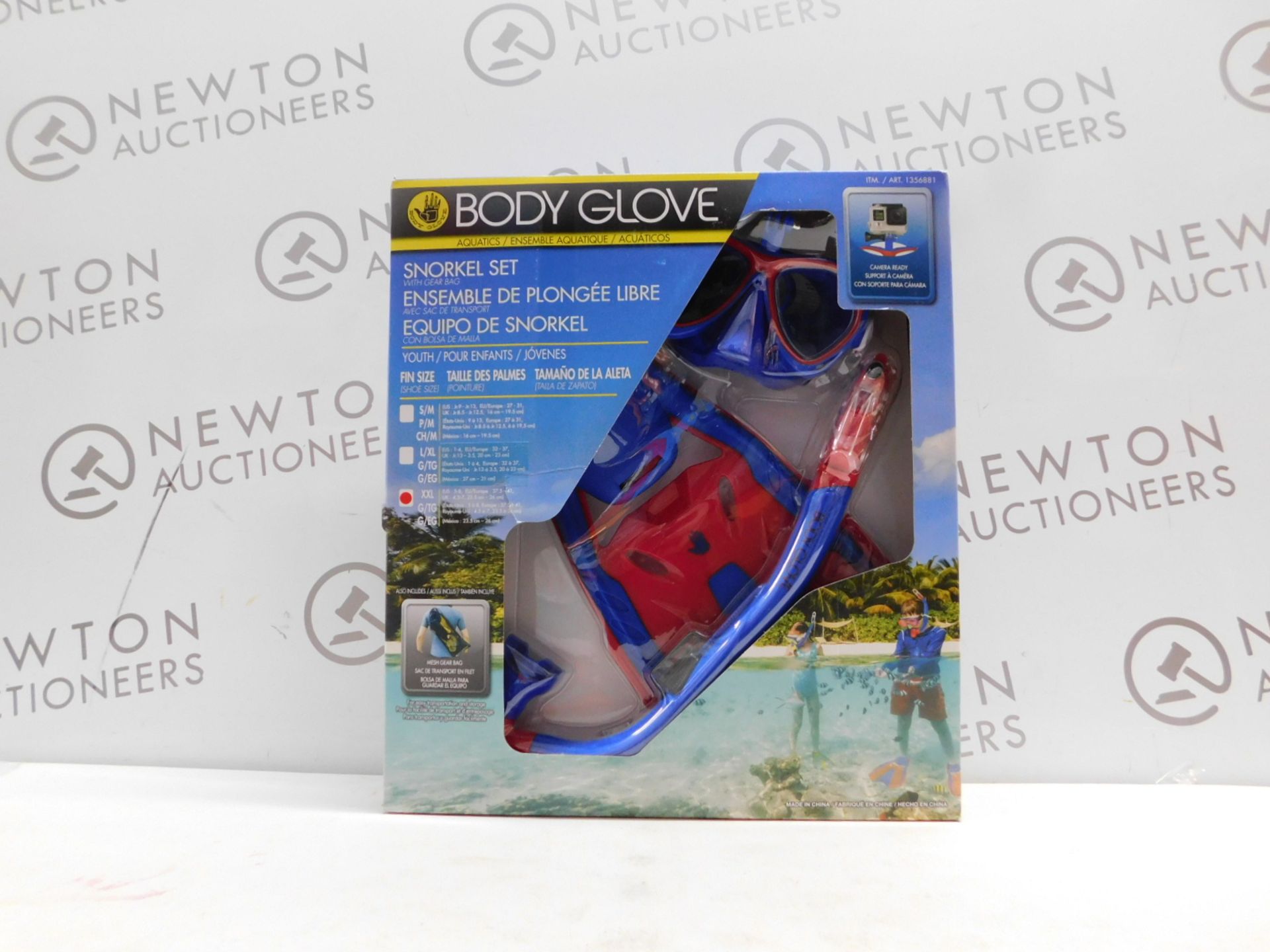 1 BRAND NEW BOXED BODY GLOVE SNORKEL SET RRP Â£49