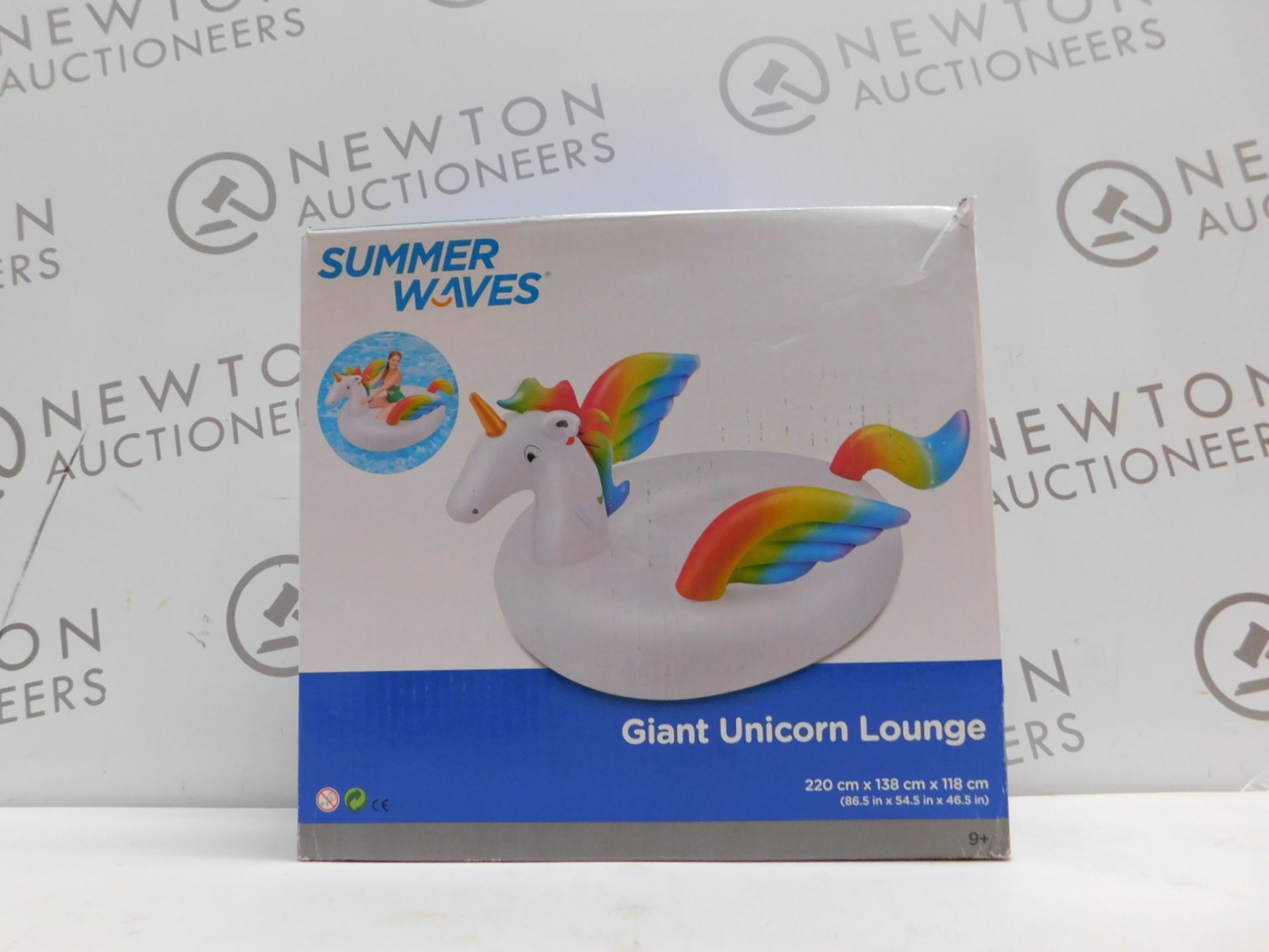 1 BOXED POLYGROUP SUMMER WAVES GIANT UNICORN LOUNGE RRP Â£29.99