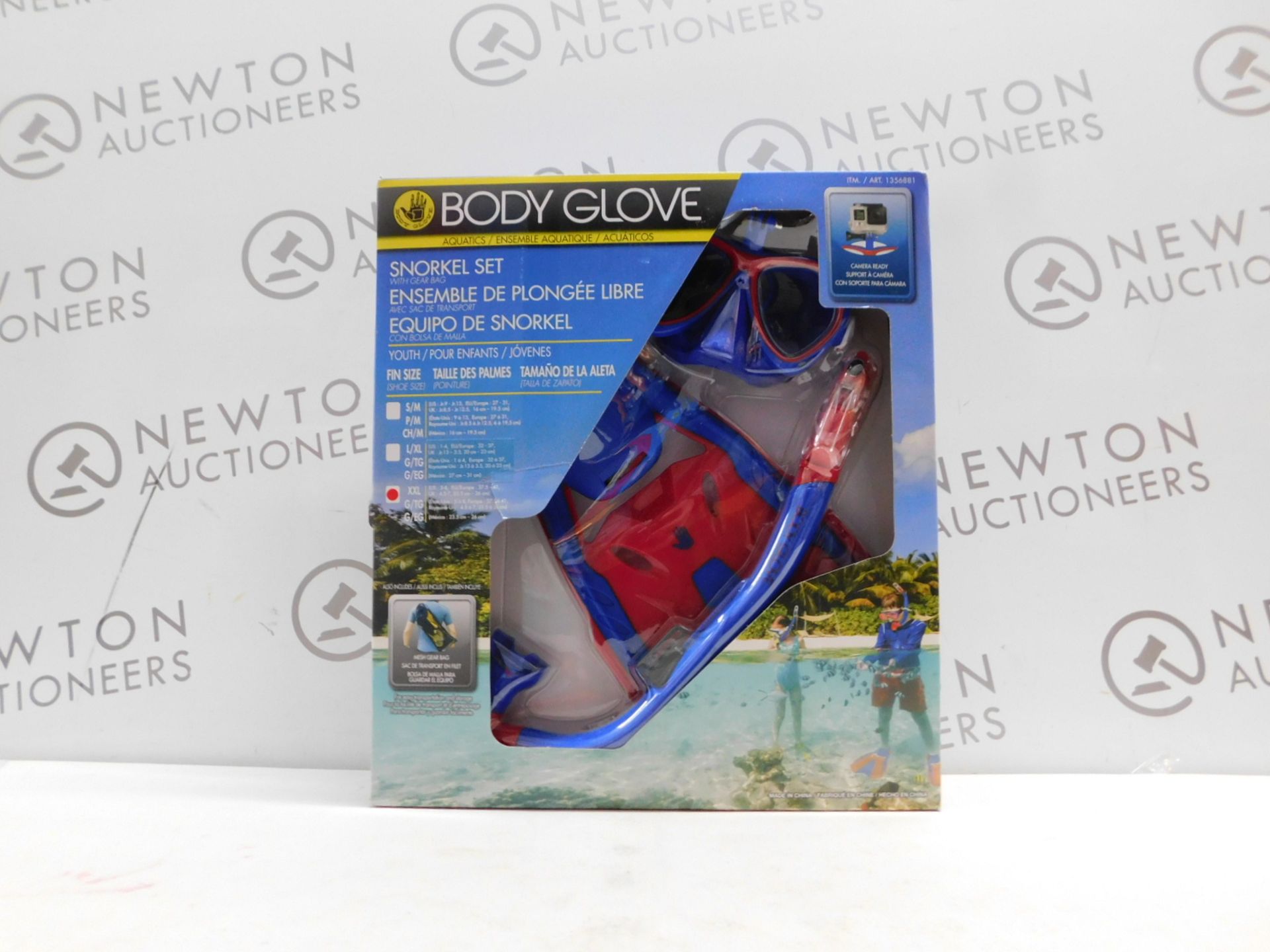 1 BRAND NEW BOXED BODY GLOVE SNORKEL SET RRP Â£49