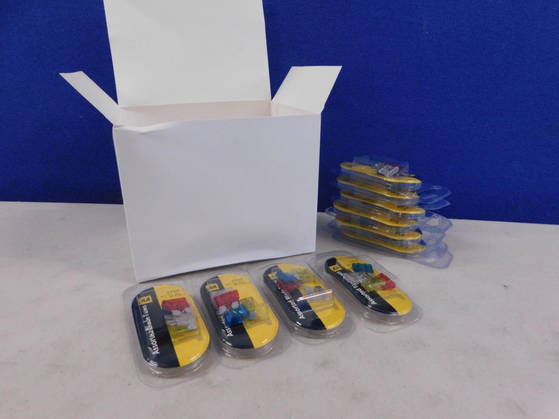 10 BRAND NEW AA CAR ESSENTIALS 4 PACK OF ASSORTED BLADE FUSES FUSE 10 / 15 / 20 / 25 AMP RRP Â£15