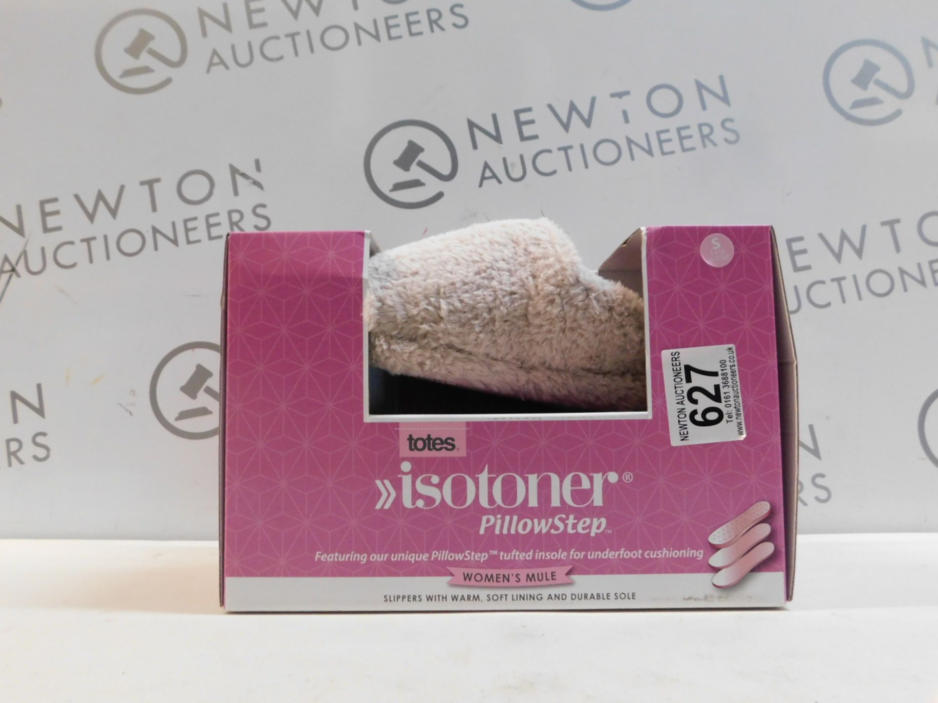 1 BOXED TOTES WOMENS ISOTONER PILLOWSTEP MULE SLIPPERS SIZE S UK RRP Â£29.99