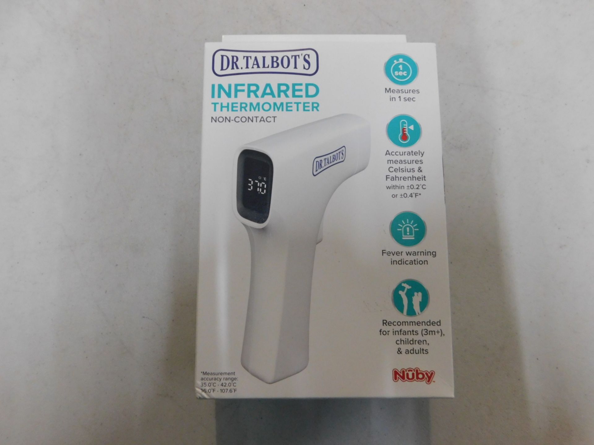 1 BOXED DR TALBOTS INFRARED THERMOMETER NON-CONTACT RRP Ã‚Â£79.99