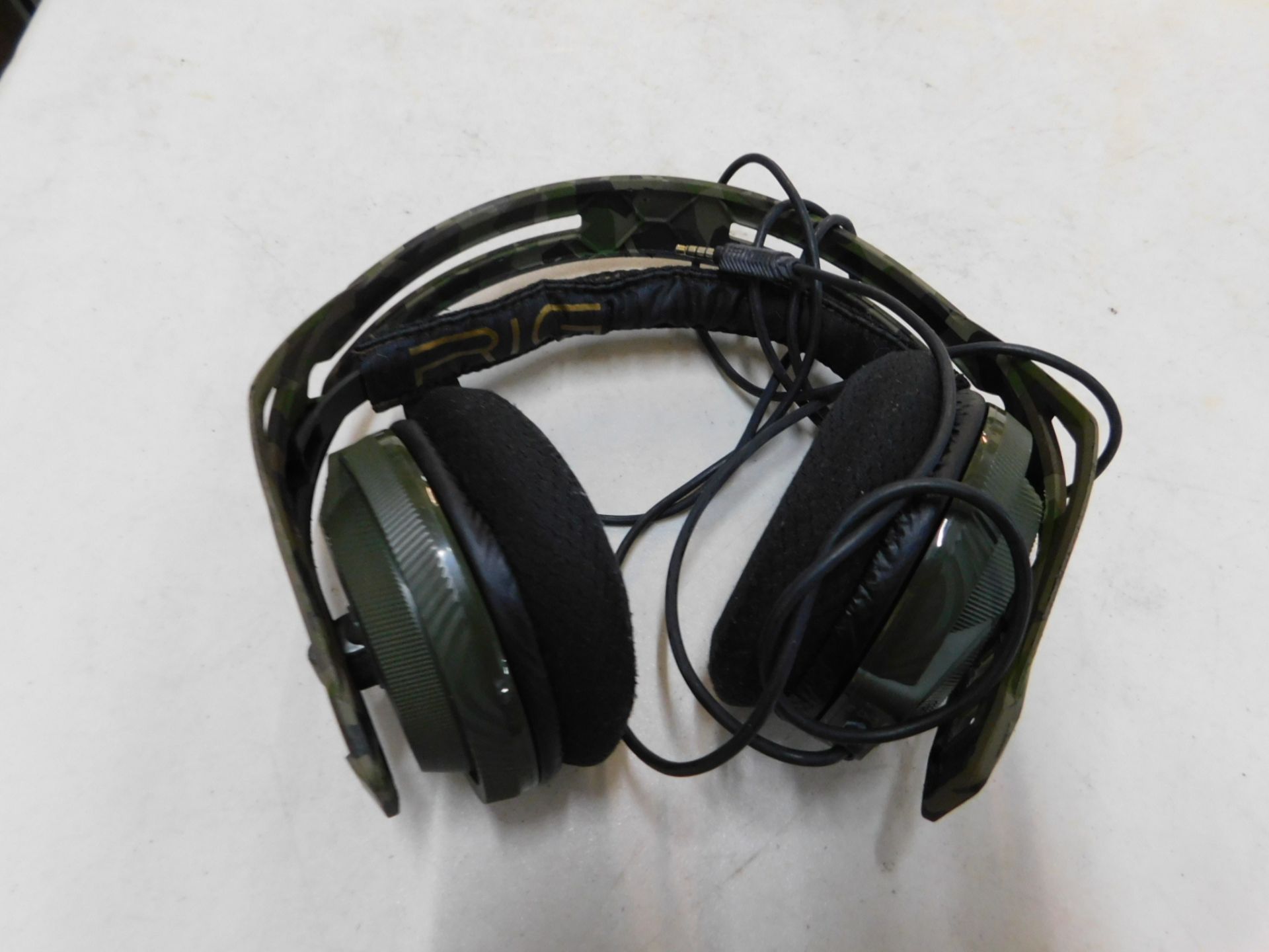 1 PLANTRONICS RIG 400 HEADPHONES FOREST CAMO RRP Â£64.99