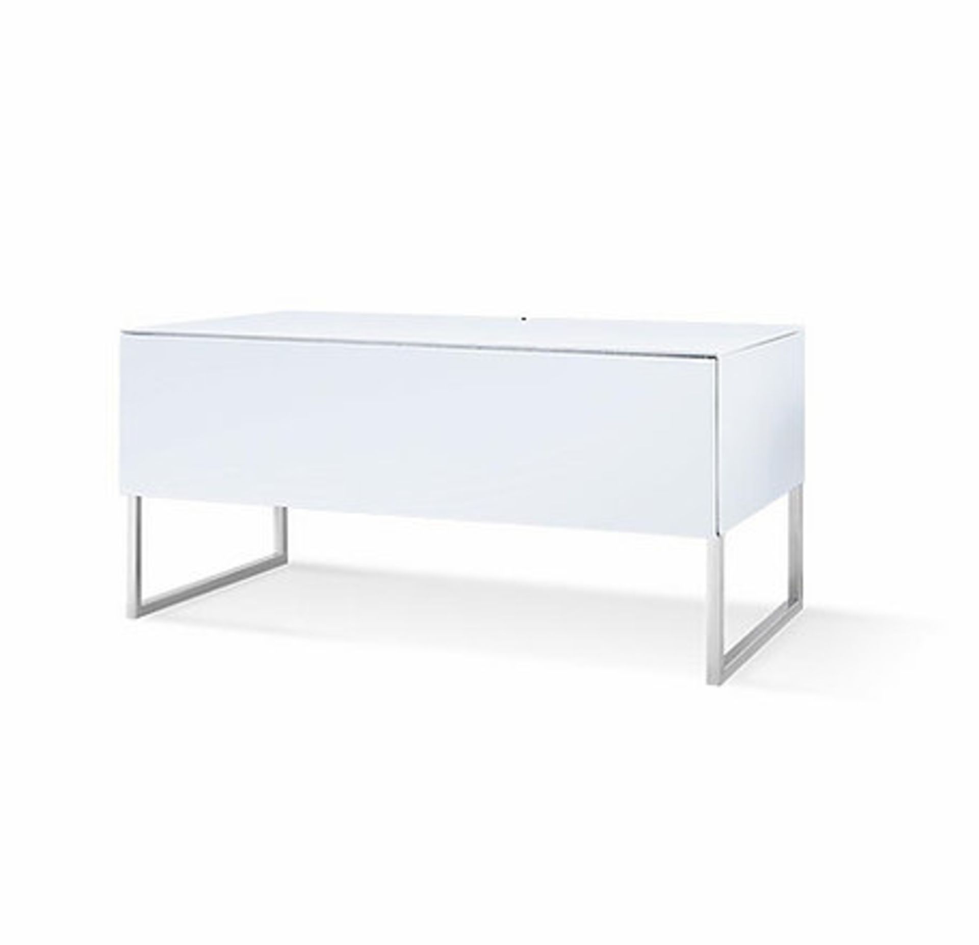 1 NORSTONE KHALM WHITE TV CABINET RRP Â£299 (GENERIC IMAGE GUIDE)