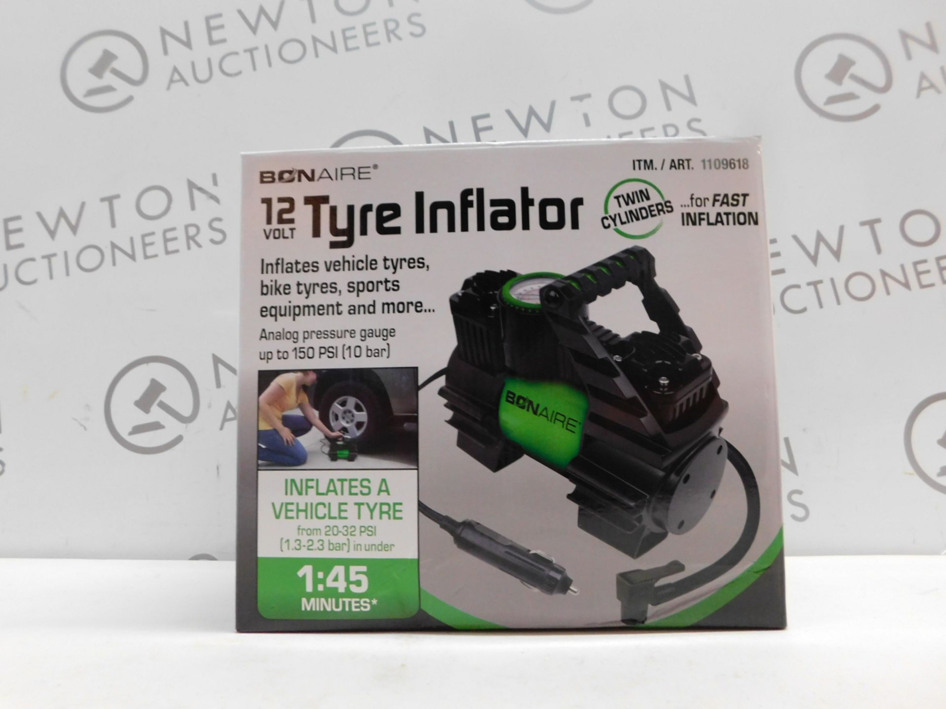 1 BOXED BONAIRE TC12CUK 12 VOLT INFLATOR RRP Â£49.99