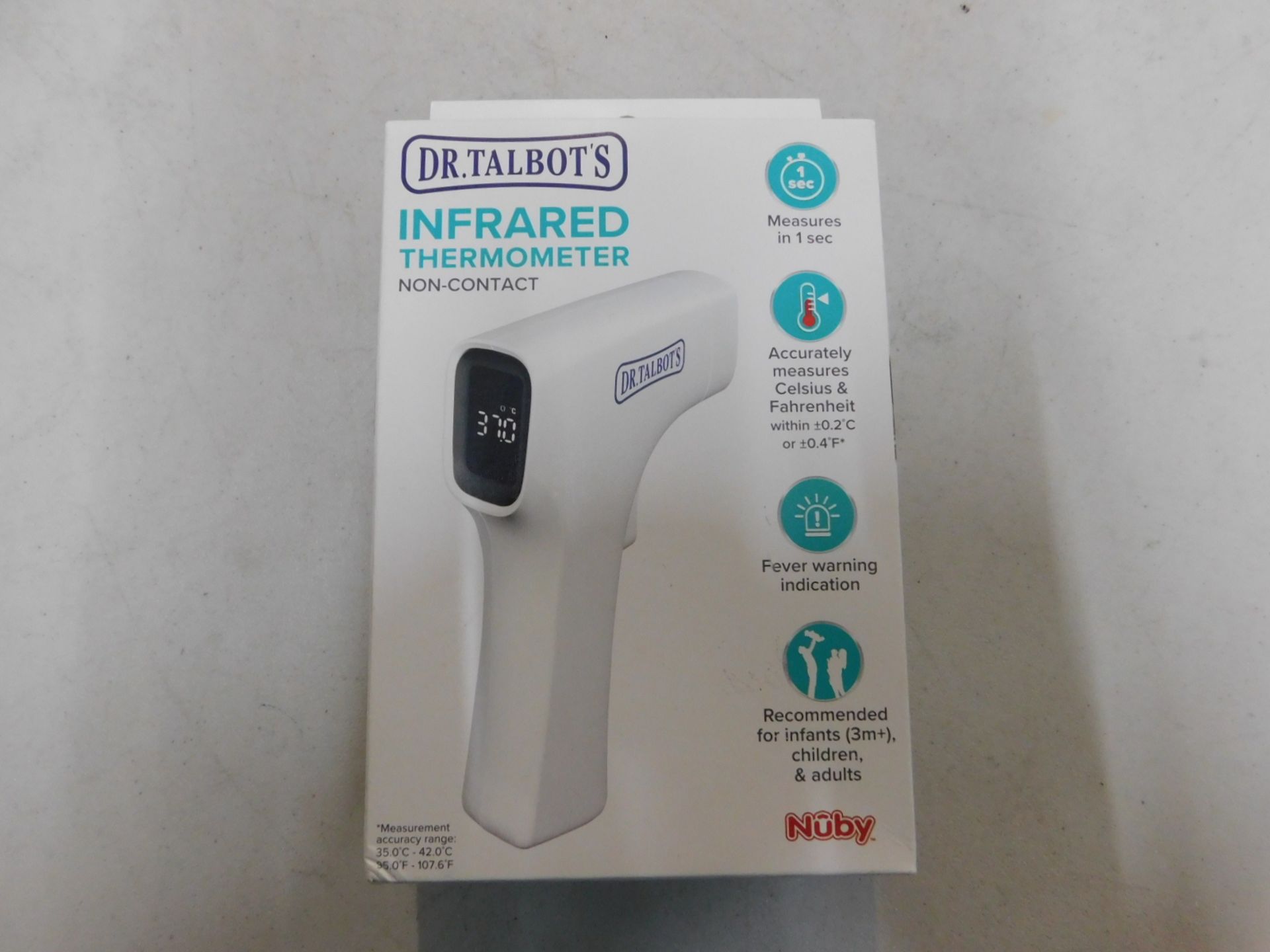 1 BOXED DR TALBOTS INFRARED THERMOMETER NON-CONTACT RRP Ã‚Â£79.99