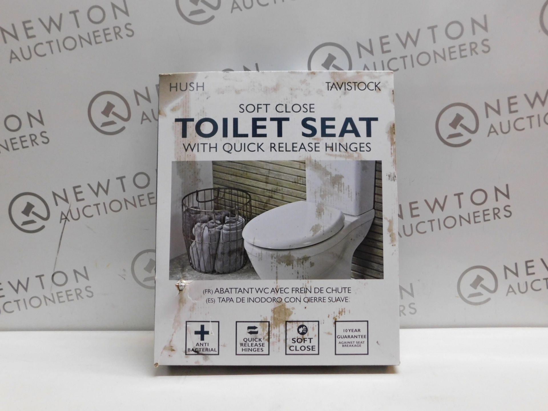 1 BOXED TAVISTOCK HUSH SOFT CLOSE QUICK RELEASE TOILET SEAT RRP Â£39.99