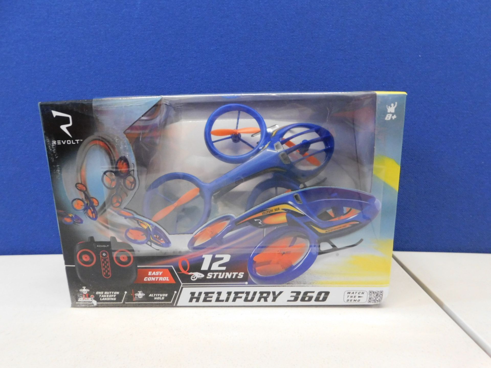 1 BOXED HELIFURY 360 RADIO CONTROLLED HELICOPTER RRP Â£39.99