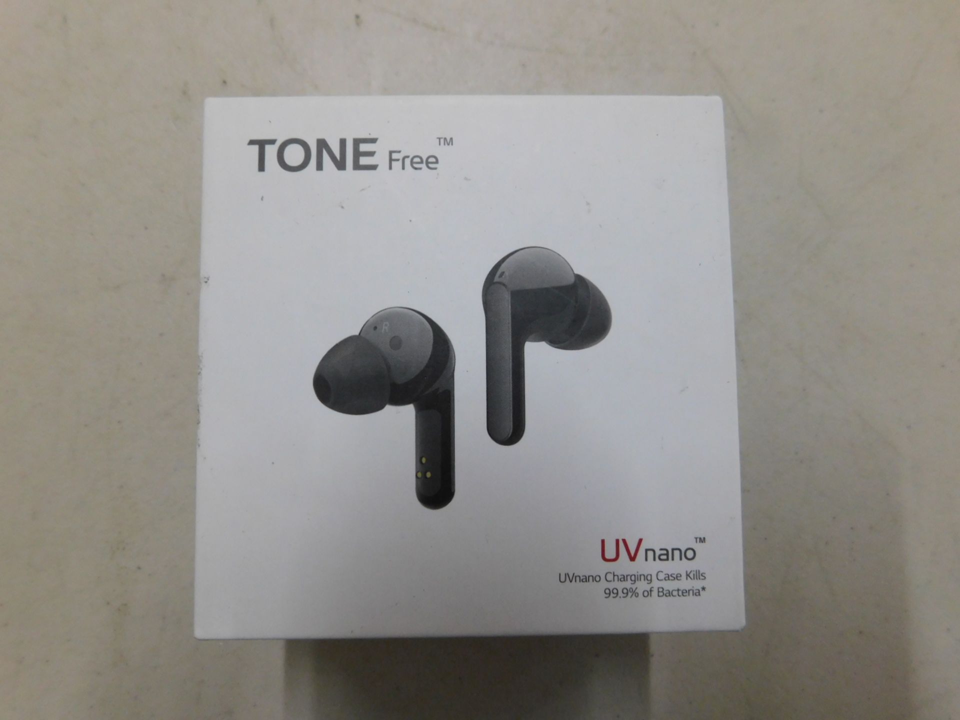 1 BOXED LG TONE FREE EARPHONES WITH MERIDIAN TECHNOLOGY MODEL HBS-FN6 RRP Â£119
