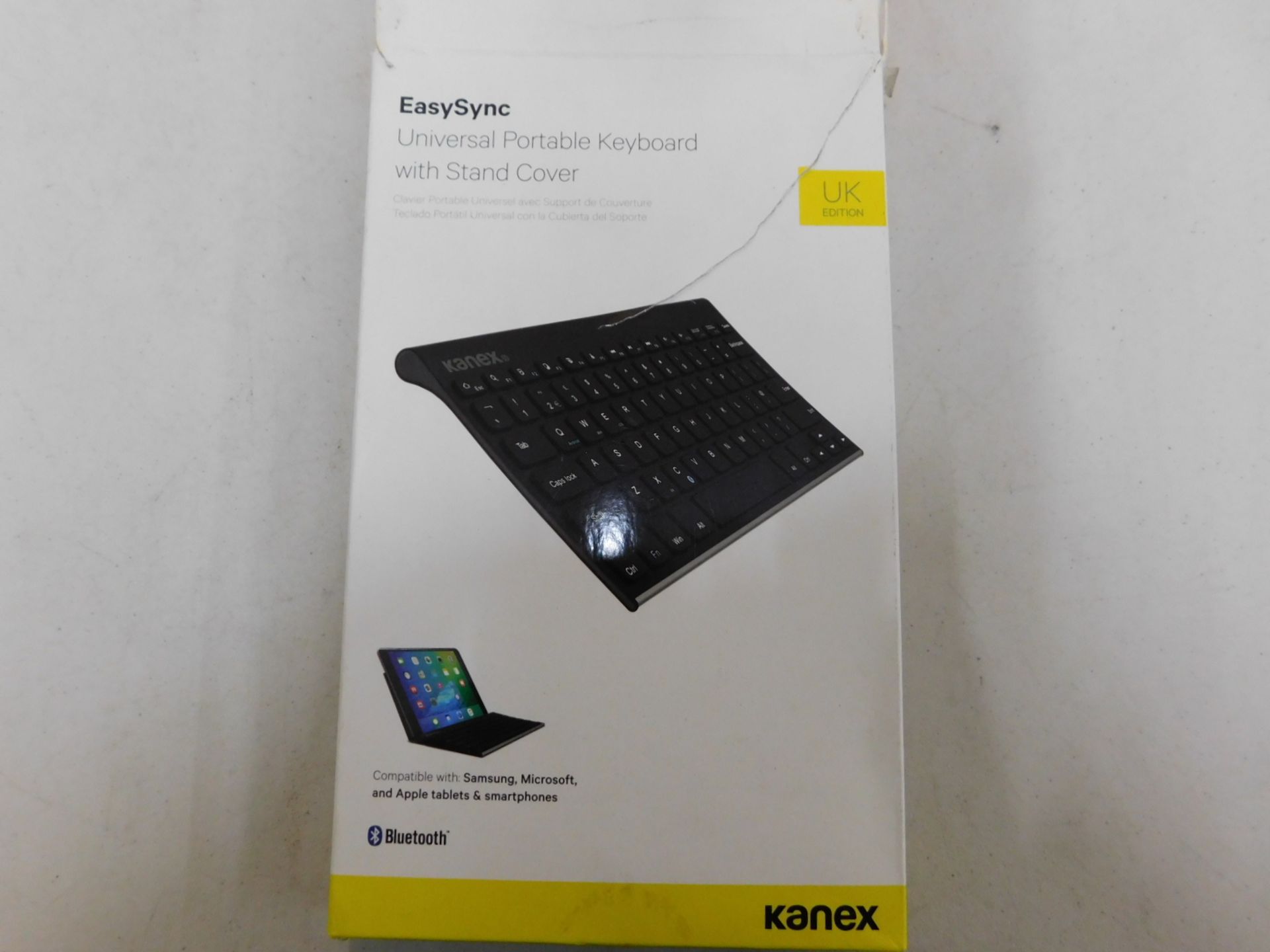 1 PACK OF KANEX EASY SYNC UNIVERSAL PORTABLE KEYBOARD WITH COVER RRP Â£49.99