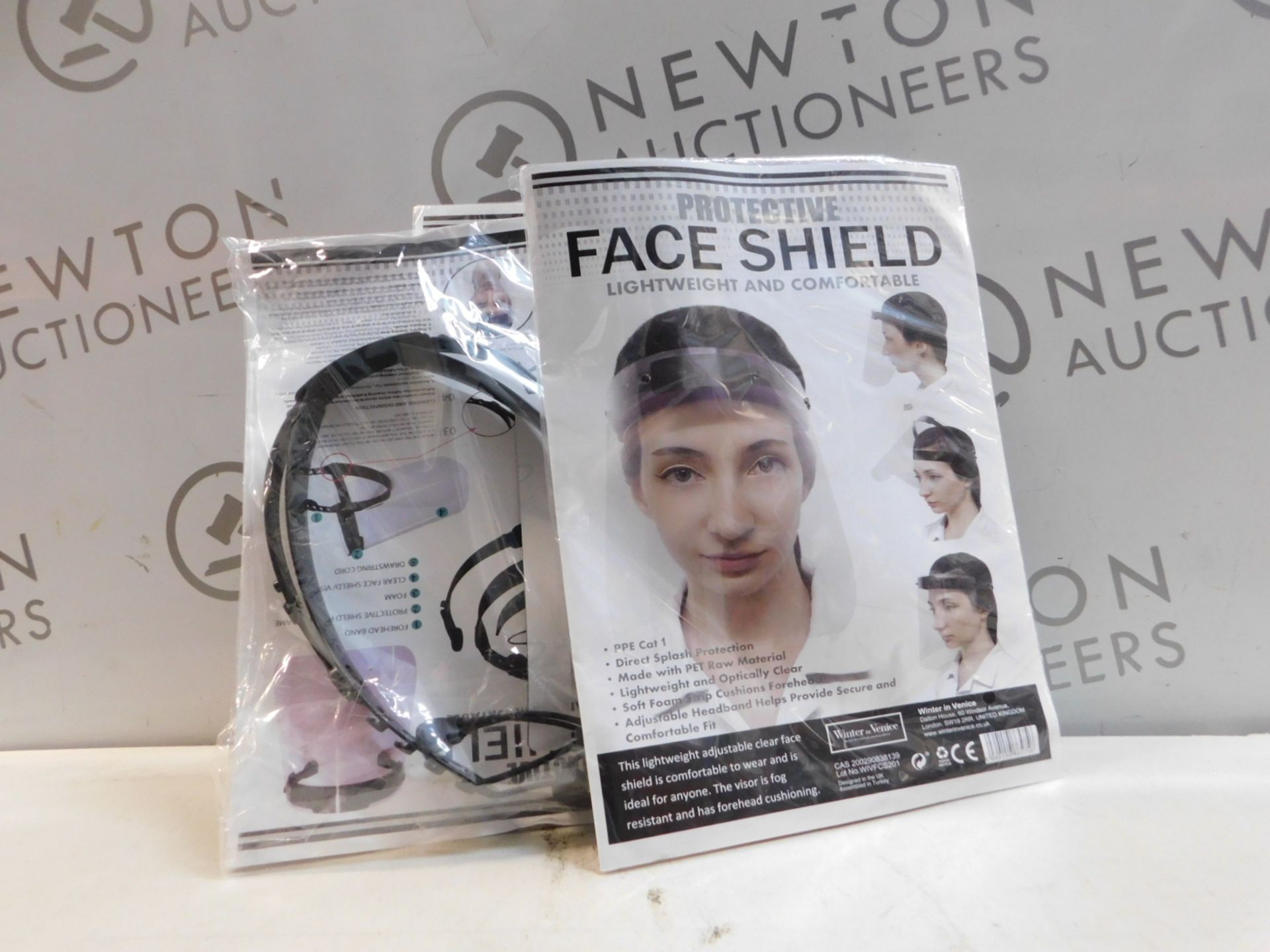 4 BRAND NEW PACK OF PROTECTIVE FACE SHIELD RRP Â£9.99