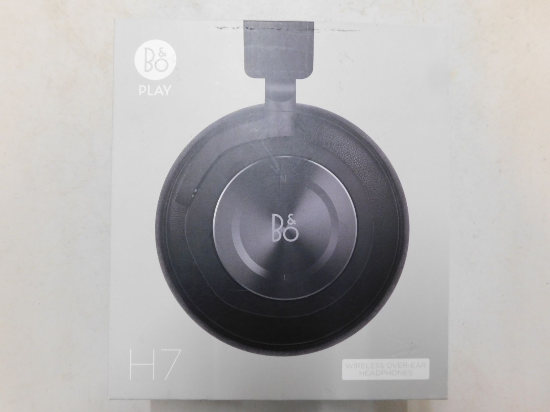 1 BOXED BANG AND OLUFSEN H7 WIRELESS HEADPHONES IN BLACK RRP Â£399 (TESTED WORKING/(VERY GOOD