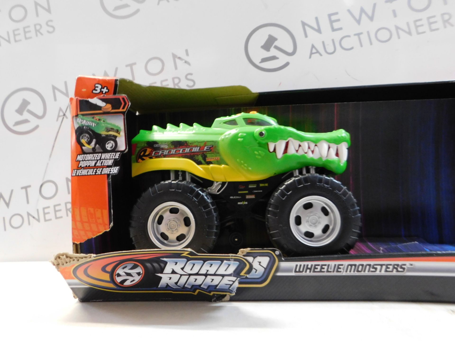 1 BOXED 10 INCH (25 CM) ROAD RIPPERS WHEELIE MONSTERS CROCODILE TRUCK RRP Â£19