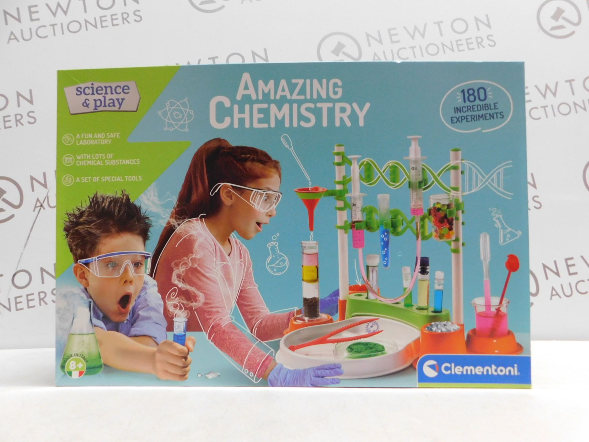 1 BOXED CLEMENTONI PLAY-AMAZING CHEMISTRY-SCIENCE LABORATORY AND EXPERIMENT KIT RRP Â£39.99