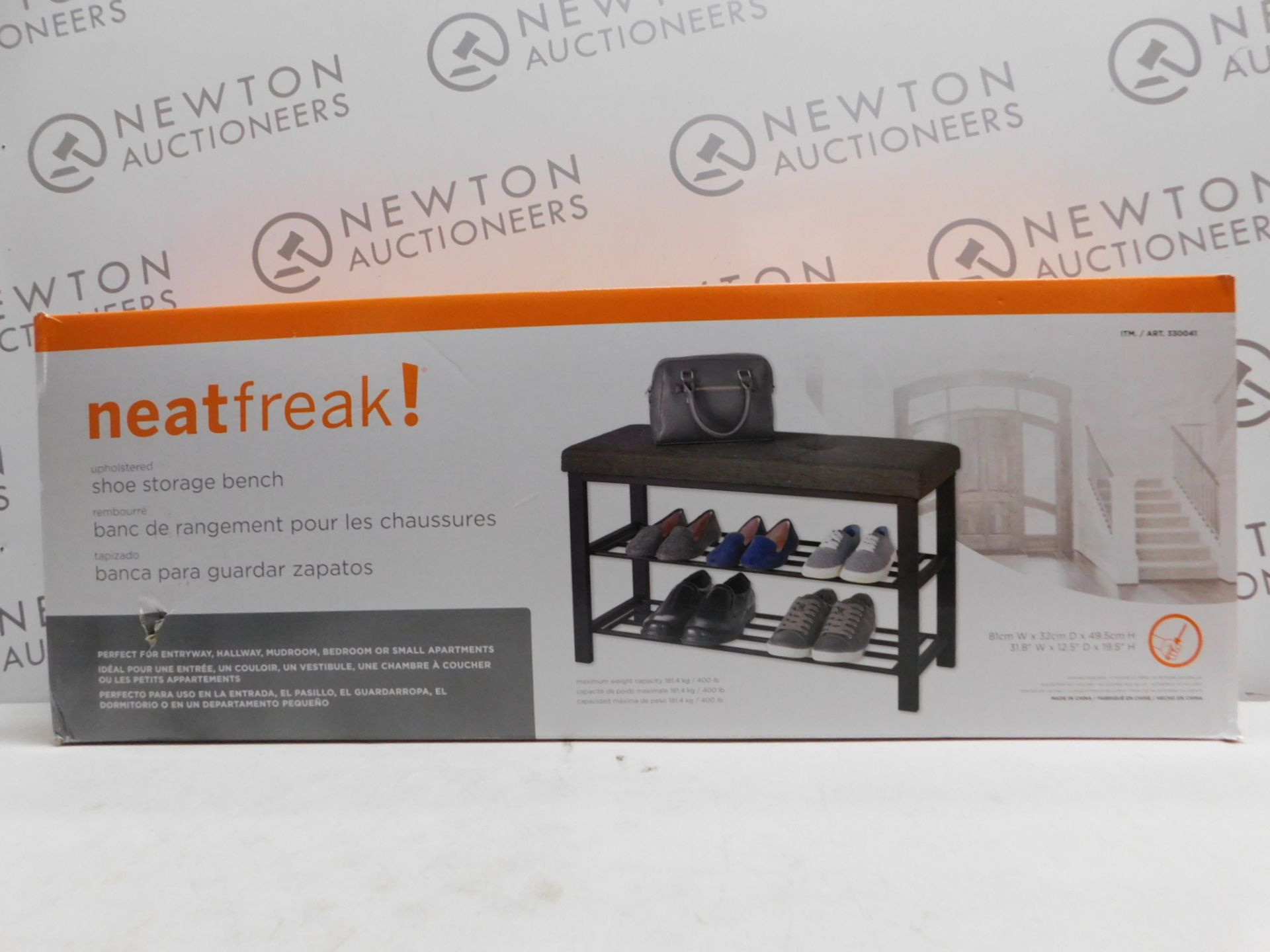 1 BOXED NEATFREAK SHOE STORAGE BENCH RRP Â£39