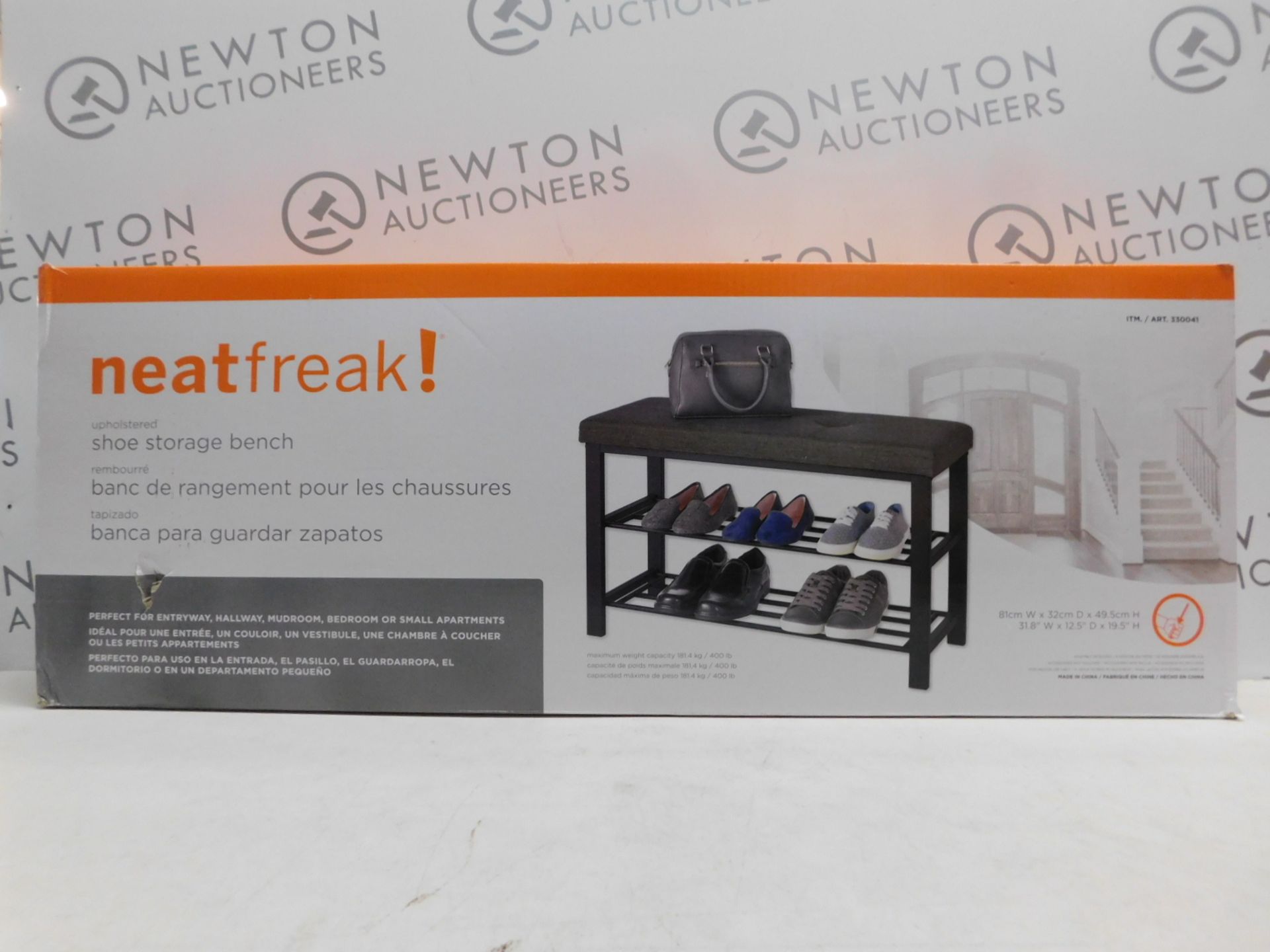 1 BOXED NEATFREAK SHOE STORAGE BENCH RRP Â£39