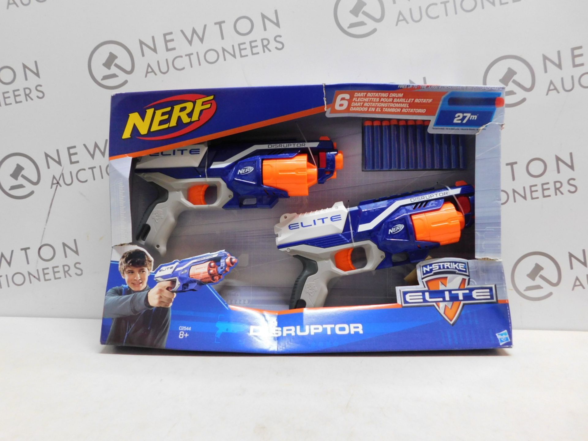 1 BOXED SET OF 2 NERF N-STRIKE ELITE DISRUPTOR GUNS RRP Â£29.99