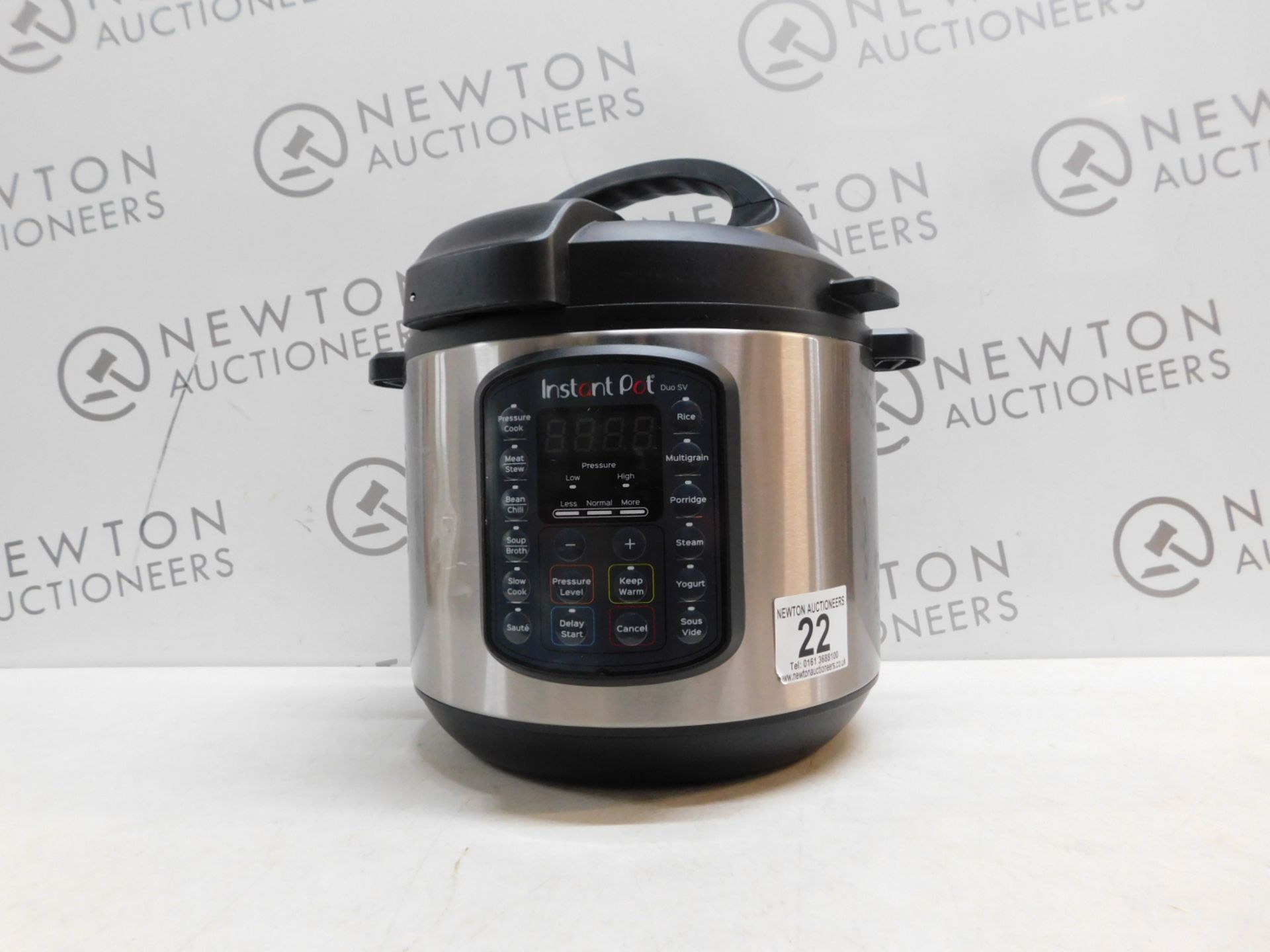 1 INSTANT POT DUO SV 9 IN 1 ELECTRIC PRESSURE COOKER 5.7L RRP Â£115