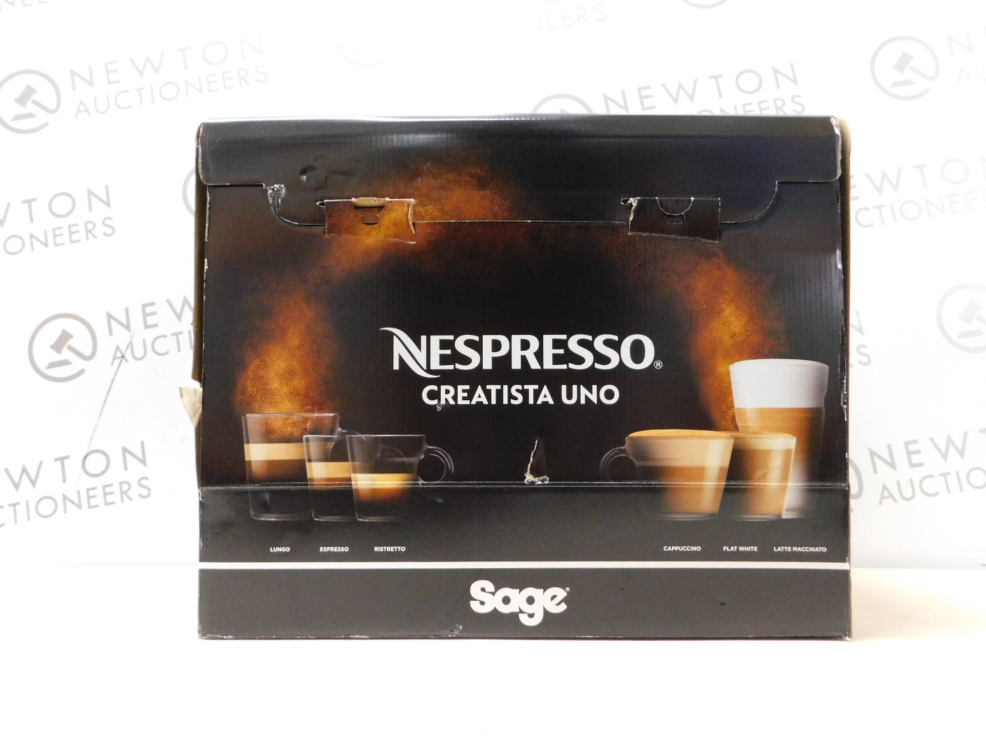 1 BOXED NESPRESSO BY SAGE CREATISTA UNO SNE500BKS4GUK1 COFFEE MACHINE RRP Â£399