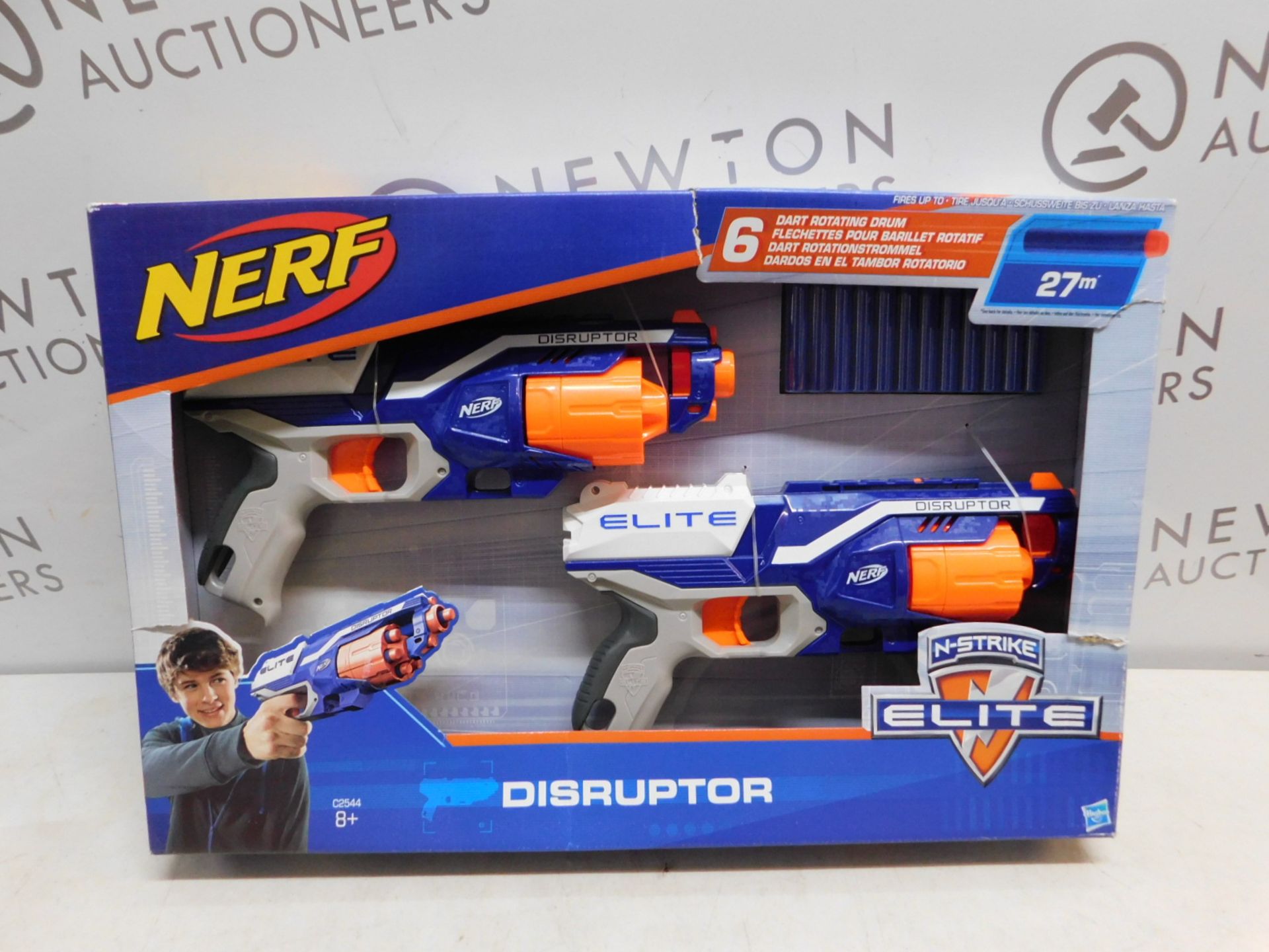 1 BOXED SET OF 2 NERF N-STRIKE ELITE DISRUPTOR GUNS RRP Â£29.99