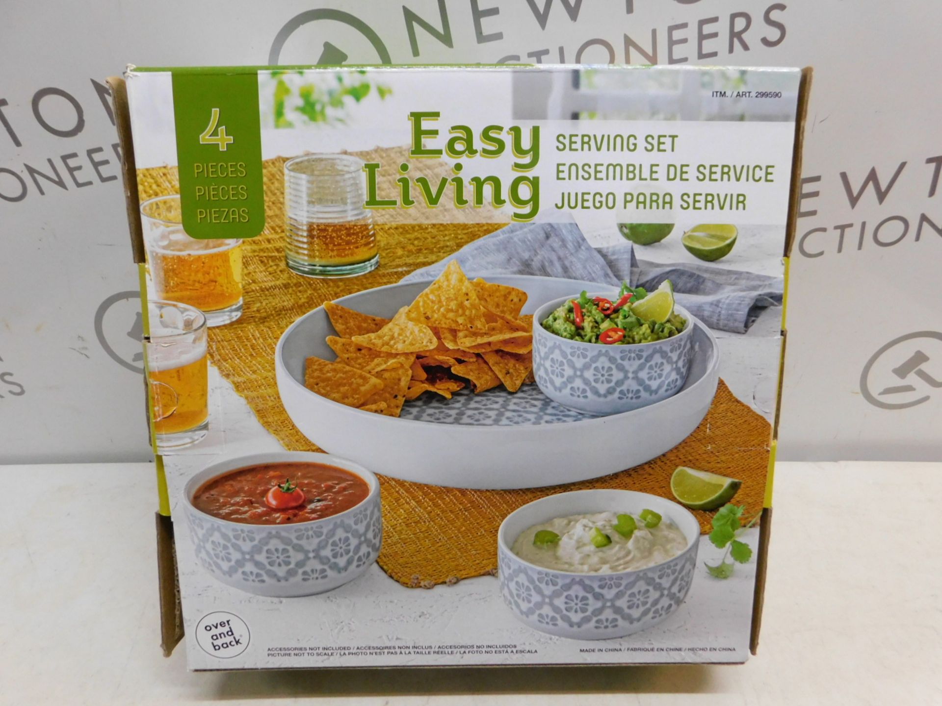 1 BOXED EASY LIVING 4PC (APPROX) SERVING SET RRP Â£29.99