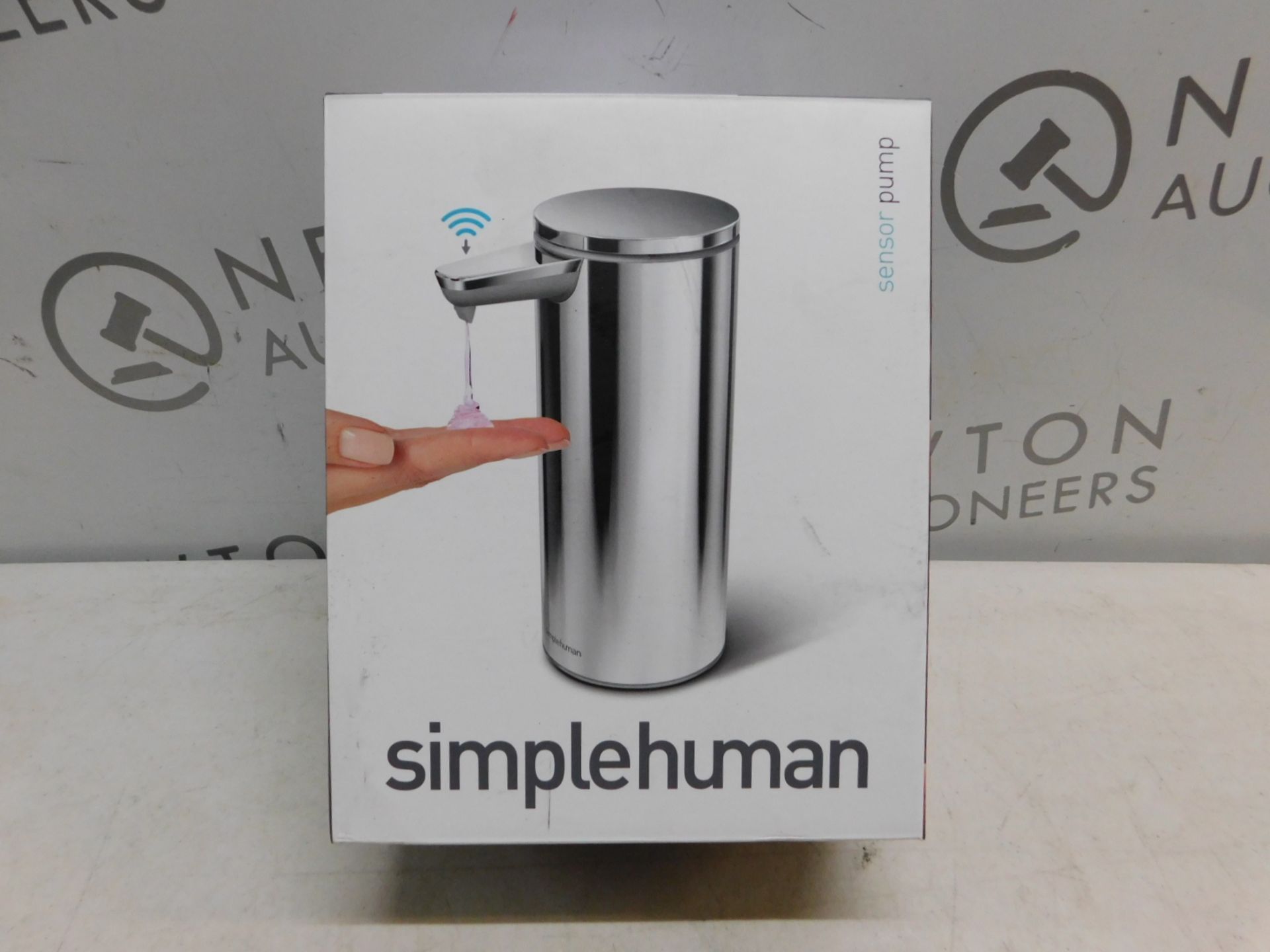 1 BOXED SIMPLE HUMAN BRUSHED COMPACT SENSOR PUMP SOAP DISPENSER RRP Â£44.99